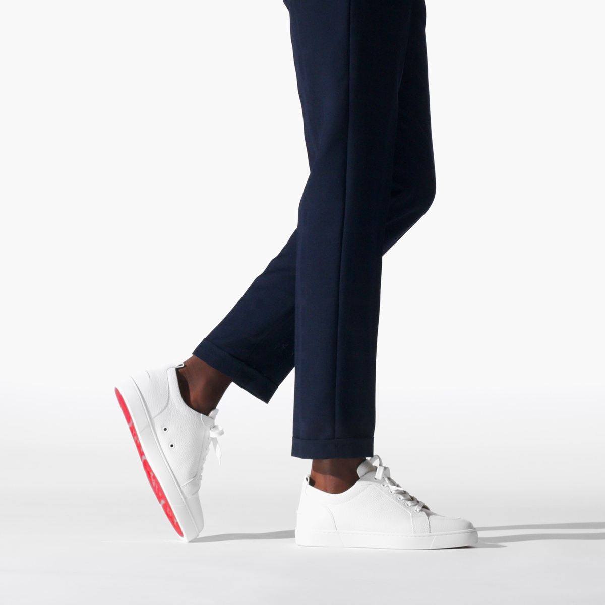 Louboutin junior calf white deals