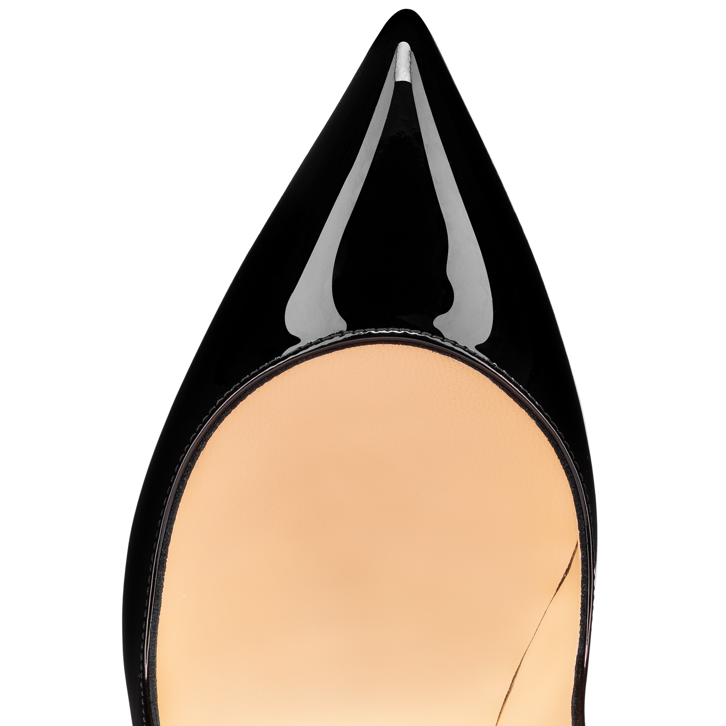 Escarpins à Plateau 1969 Made In Italy Hot Chick - Cuir Verni Noir, Talon Aiguille Très Haut