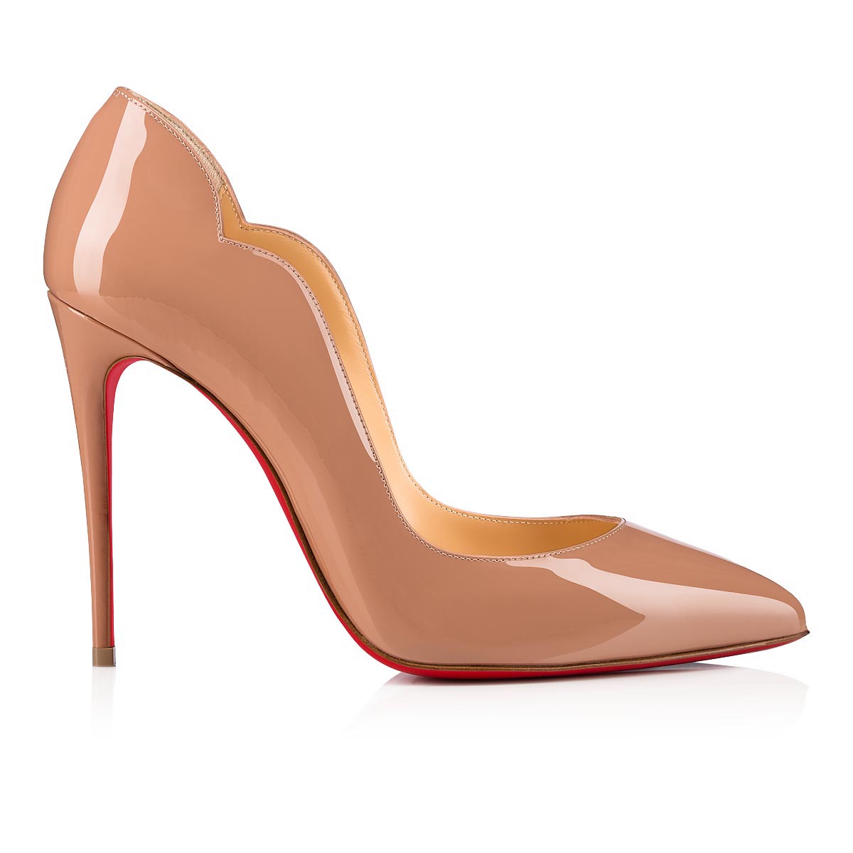 Hot Chick - 100 mm Pumps - Patent calf leather - Blush - Mujer