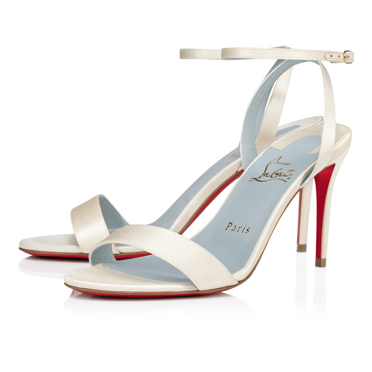 White lace louboutins best sale