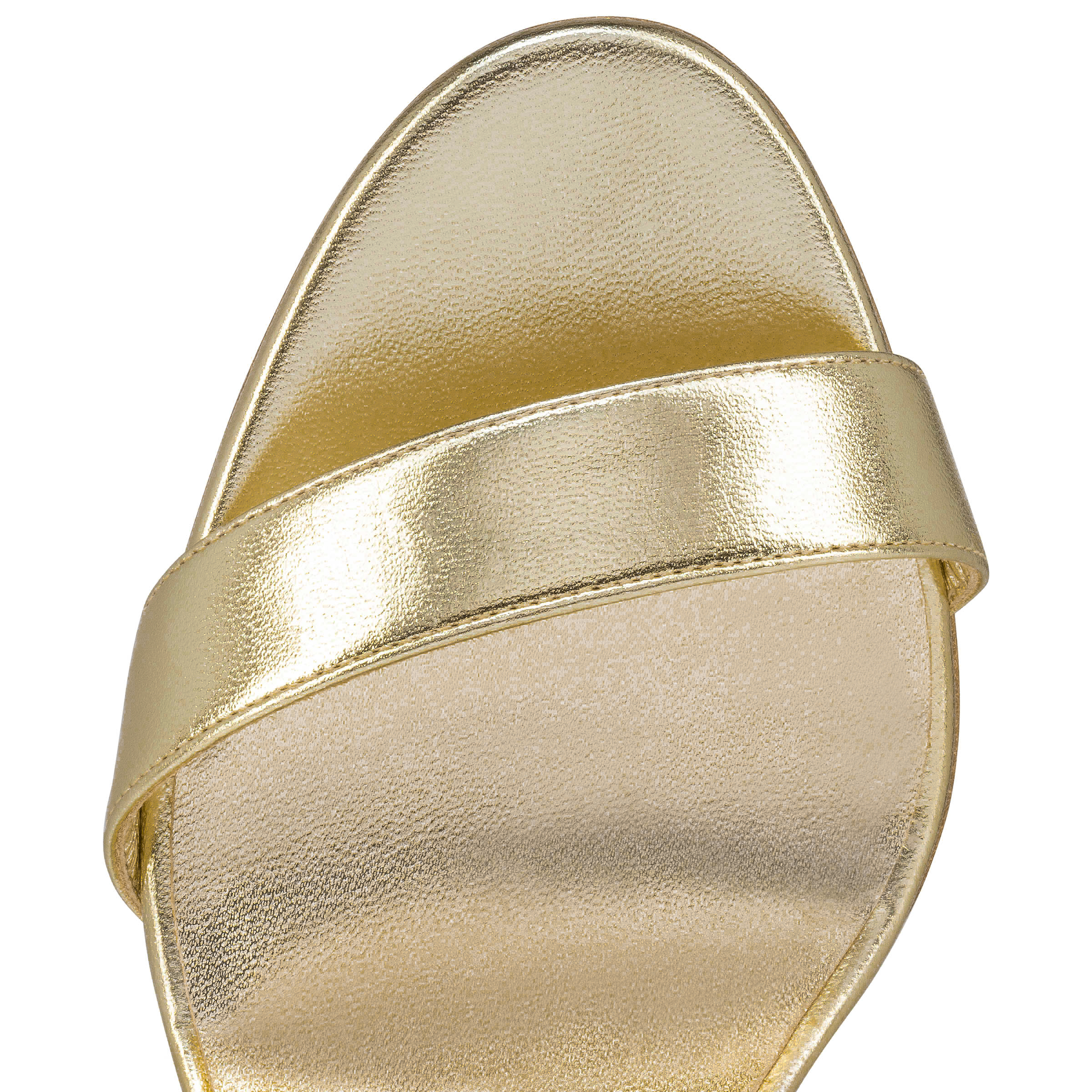 Loubigirl - 85mm Strappy sandals - Leather - Platine - Women