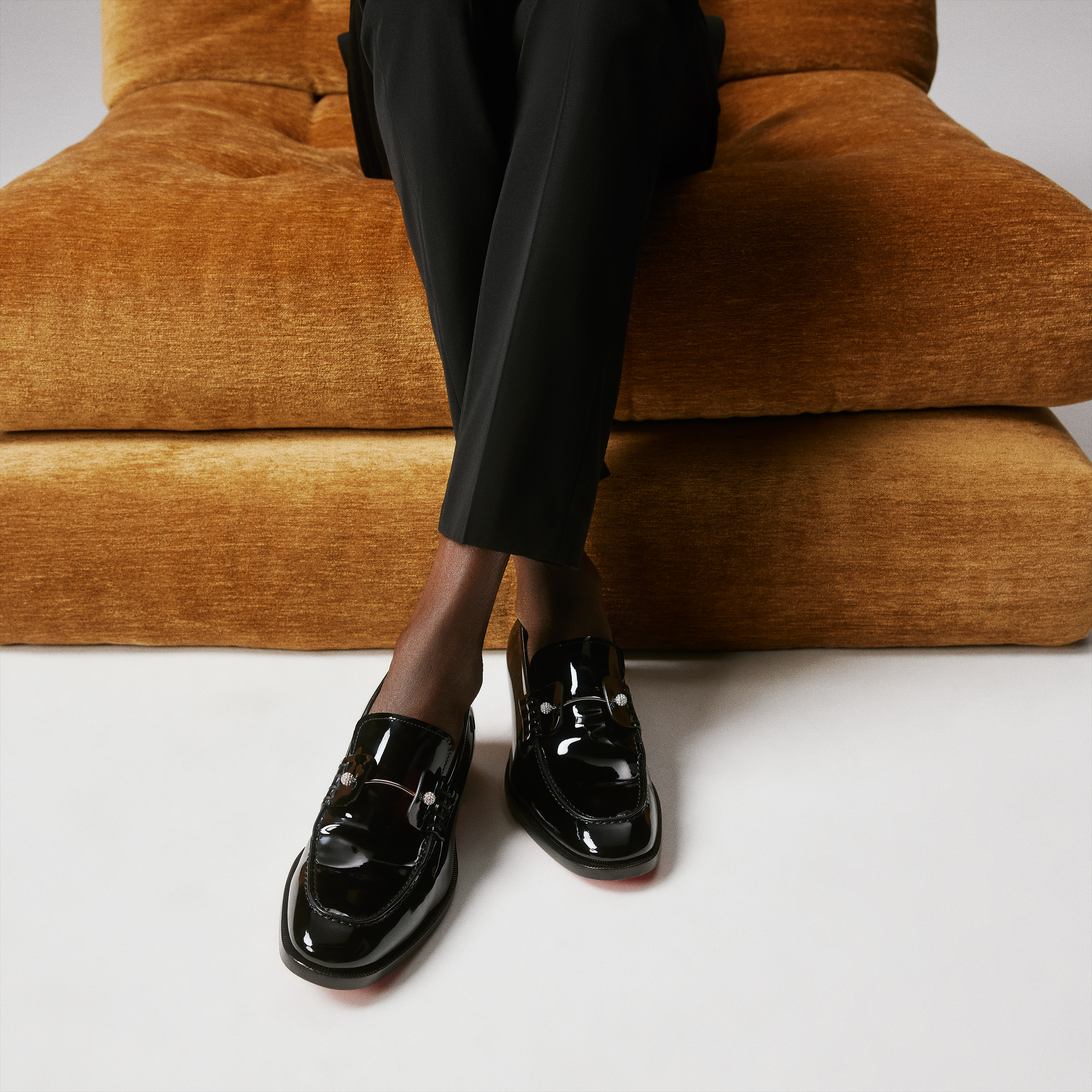 Chambelimoc Night Strass - Loafers - Patent calf leather  display picture 1