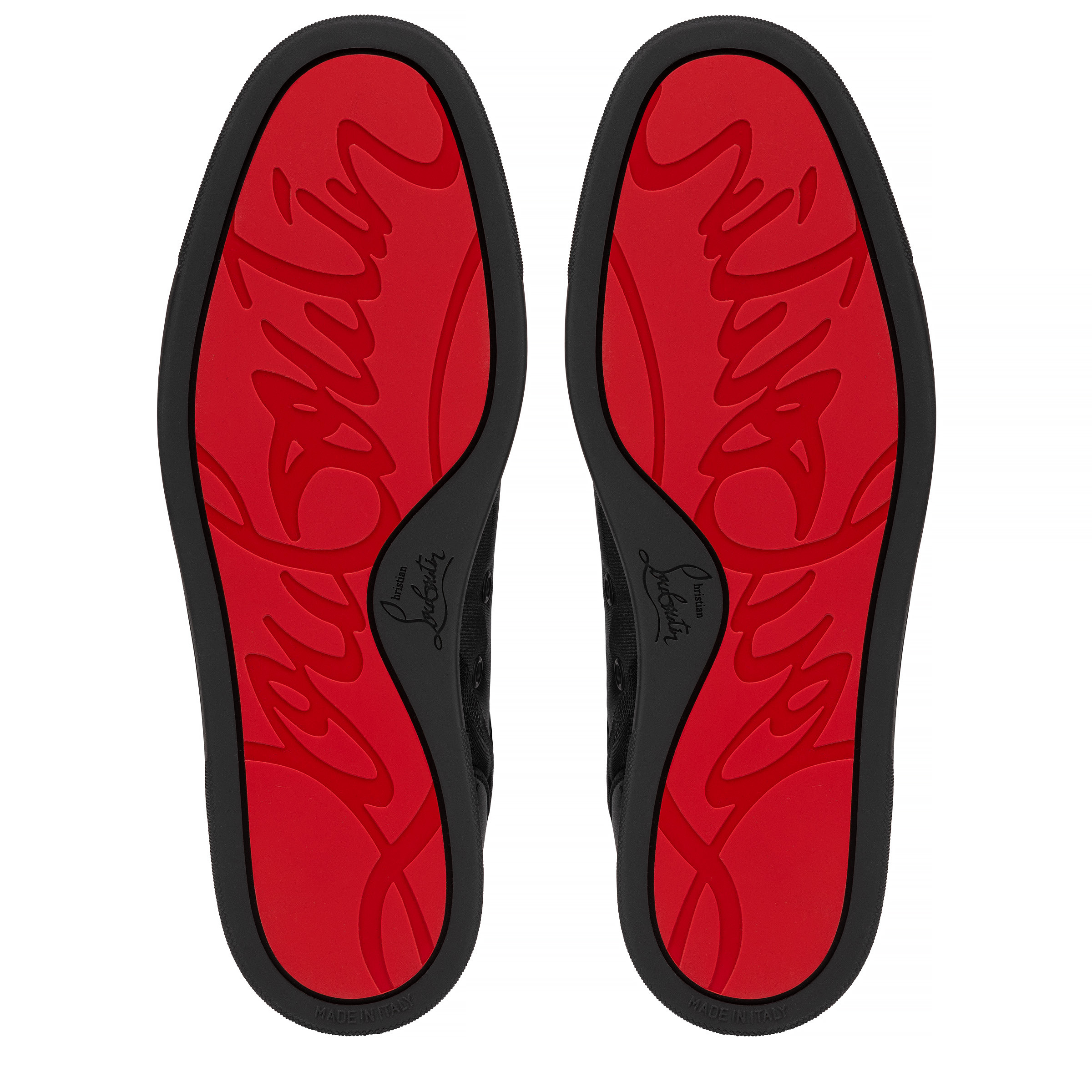 Louis - Sneakers - Calf leather and jacquard - Black - Men - Christian  Louboutin Germany