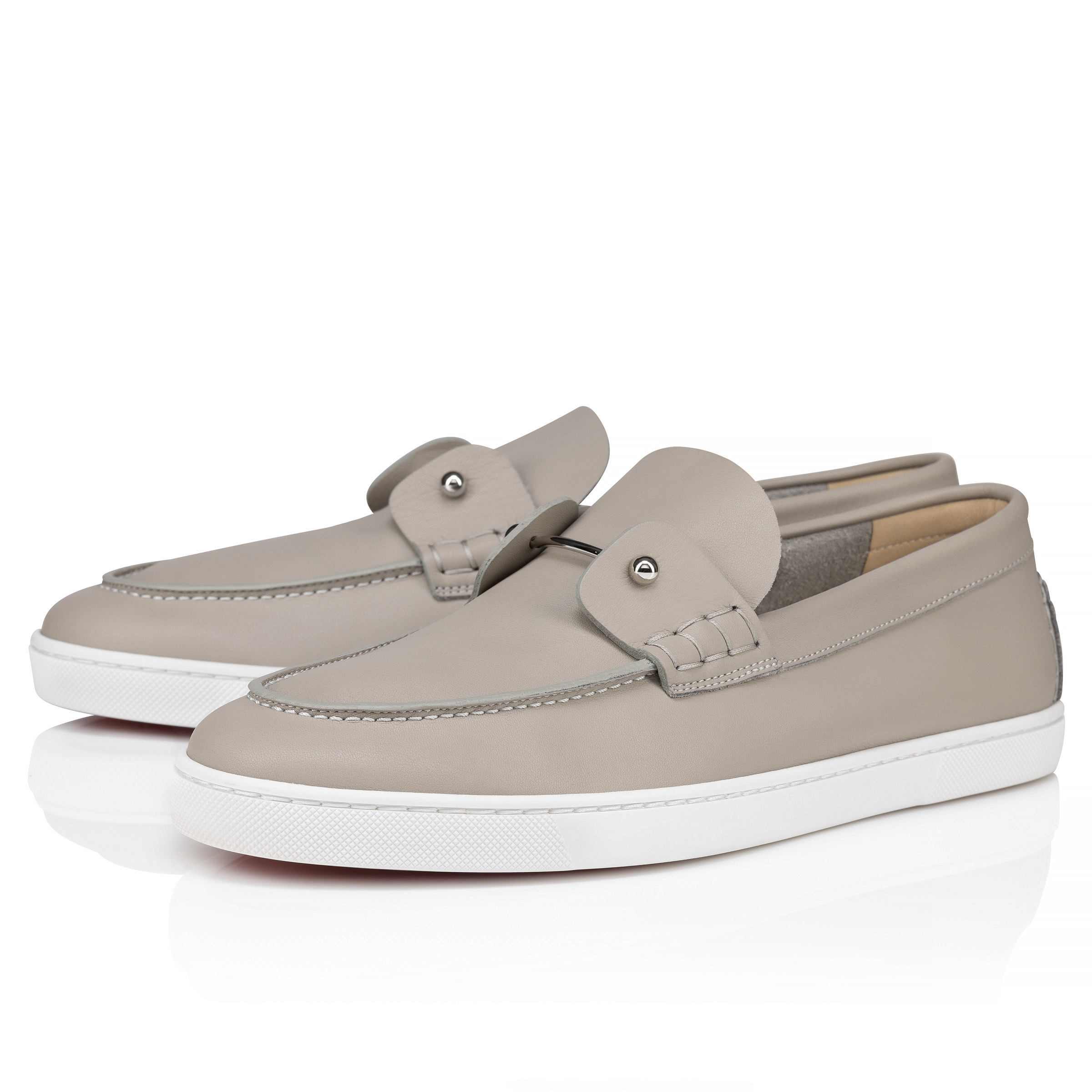 Chambeliboat Boat Shoes Calf leather Goose Men Christian Louboutin Italy
