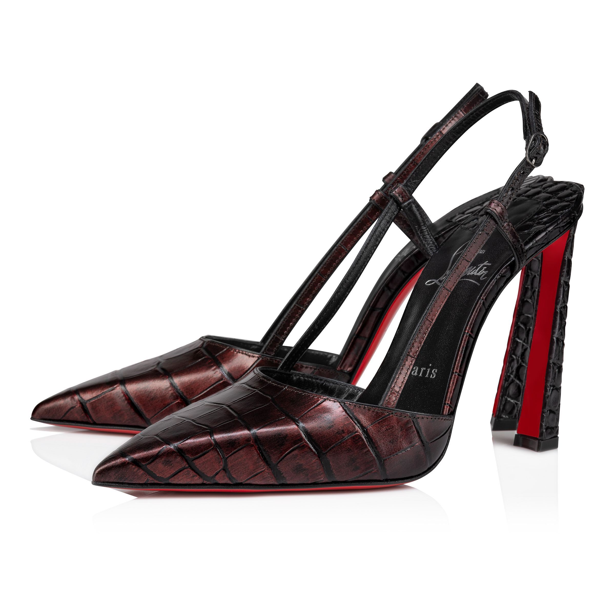 Louboutin croco clearance