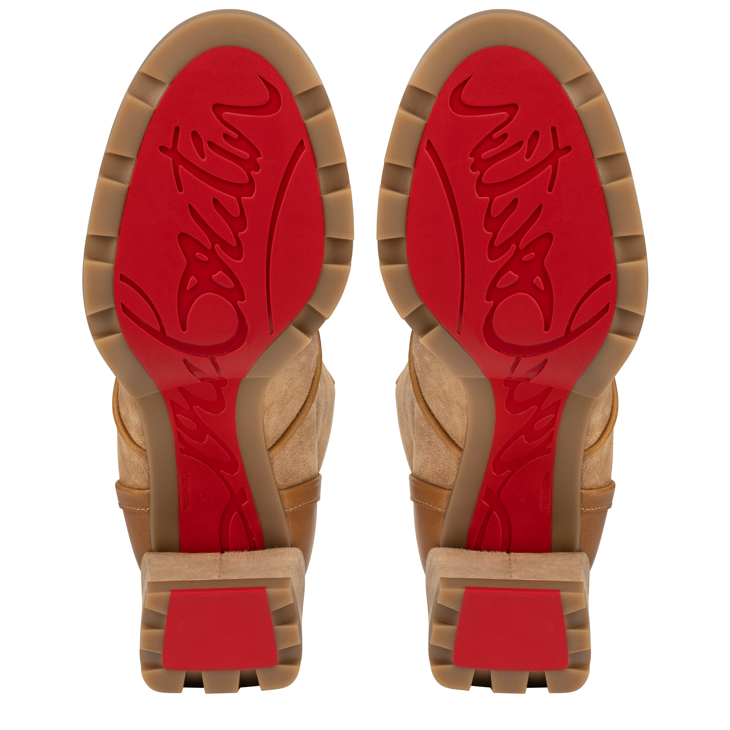 Macademia - 100 mm Low boots - Veau velours - Lionne - Women