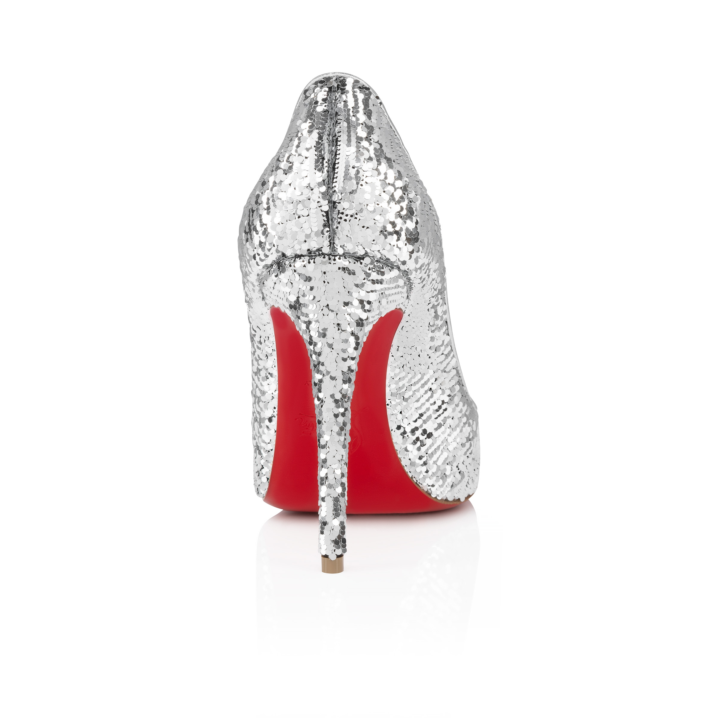 Silver louboutin pumps online