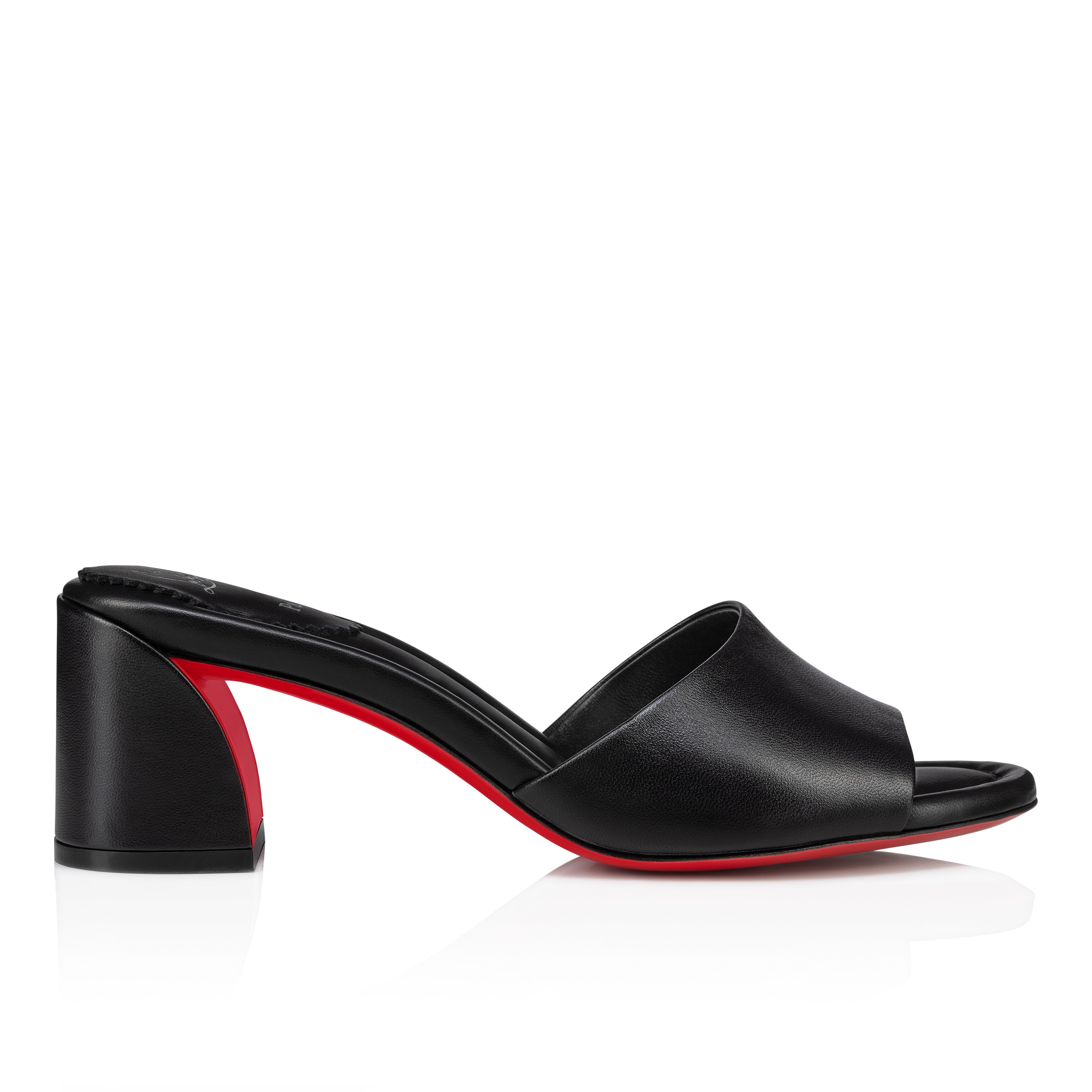 Jane Mule - 55 mm Mules - Lamb nappa leather - Black - Women