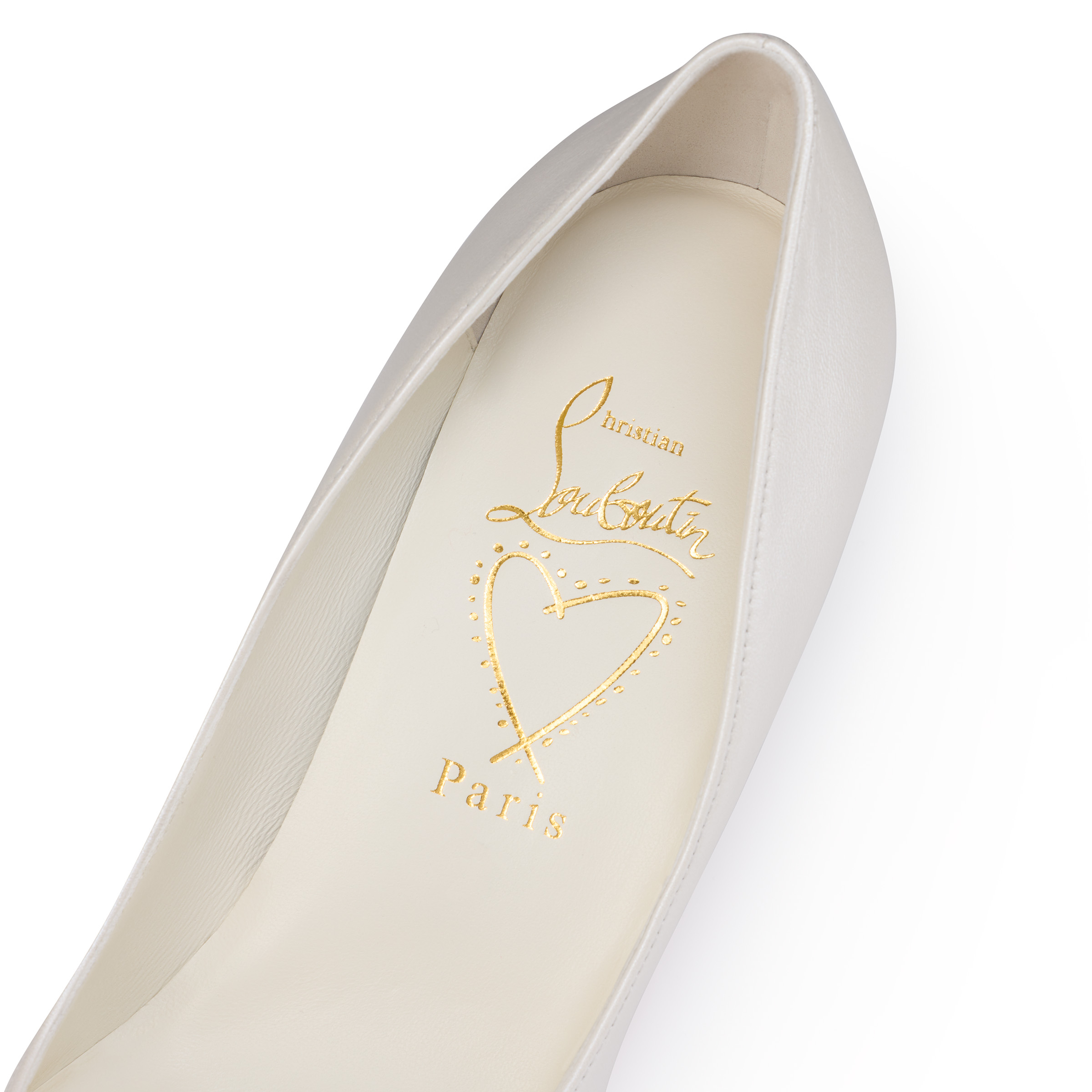 Miss Z - 80 mm Pumps - Pearlescent nappa leather - Bianco