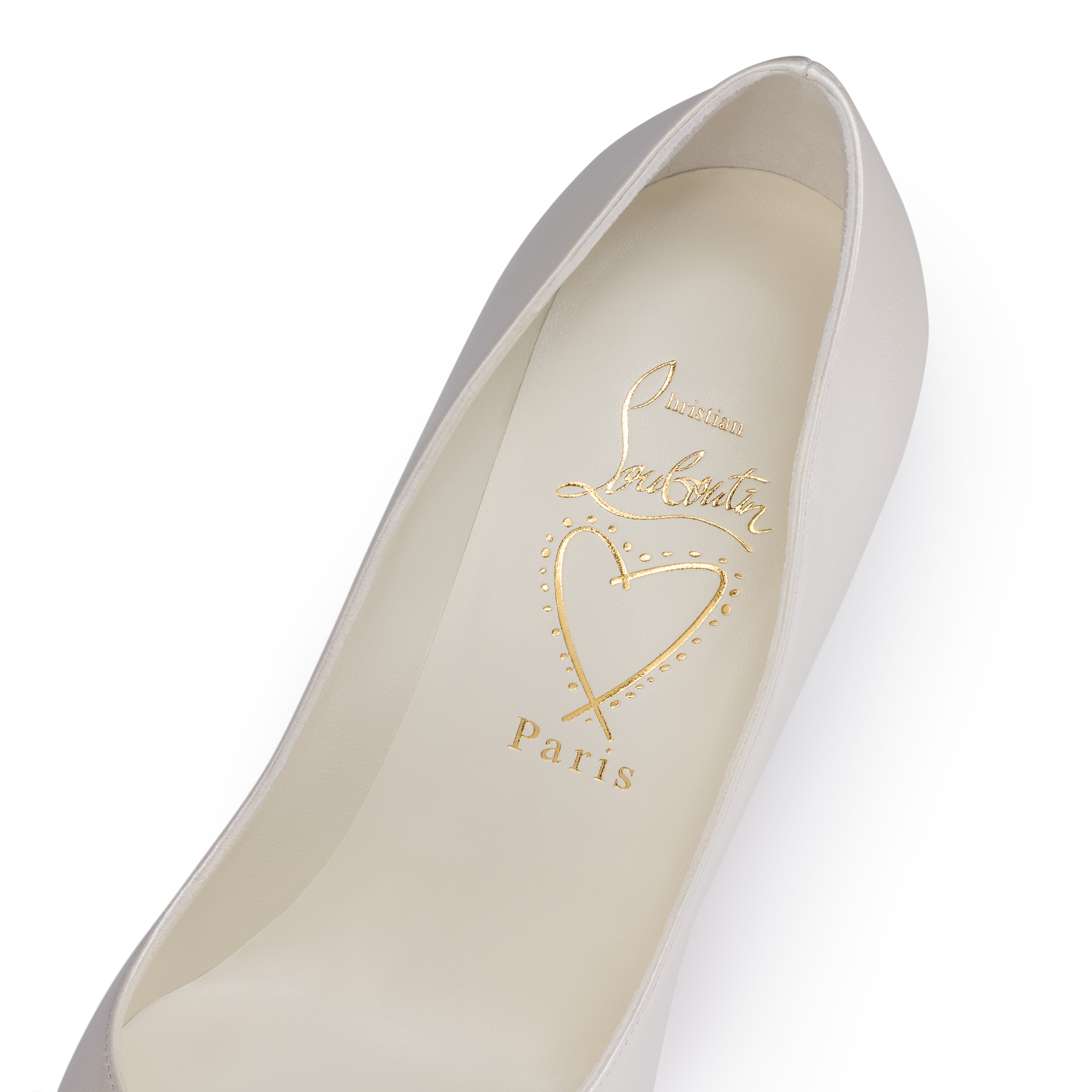 Miss Z - 100 mm Pumps - Pearlescent nappa leather - Bianco