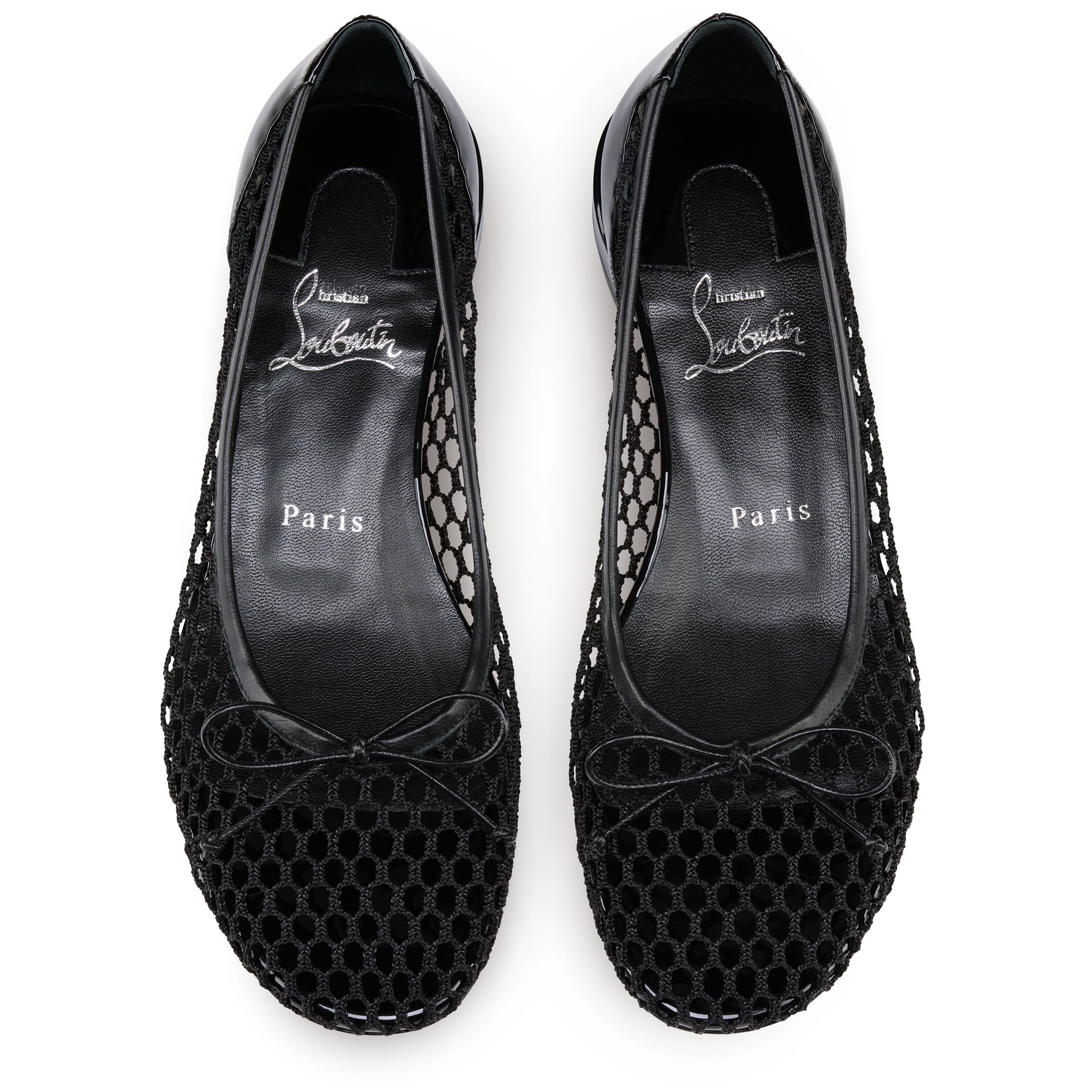 25SS【ルブタン】Sweetie Jane Mesh バレリーナ メッシュ Sweetie Jane Mesh - Ballerinas - Mesh and patent calf