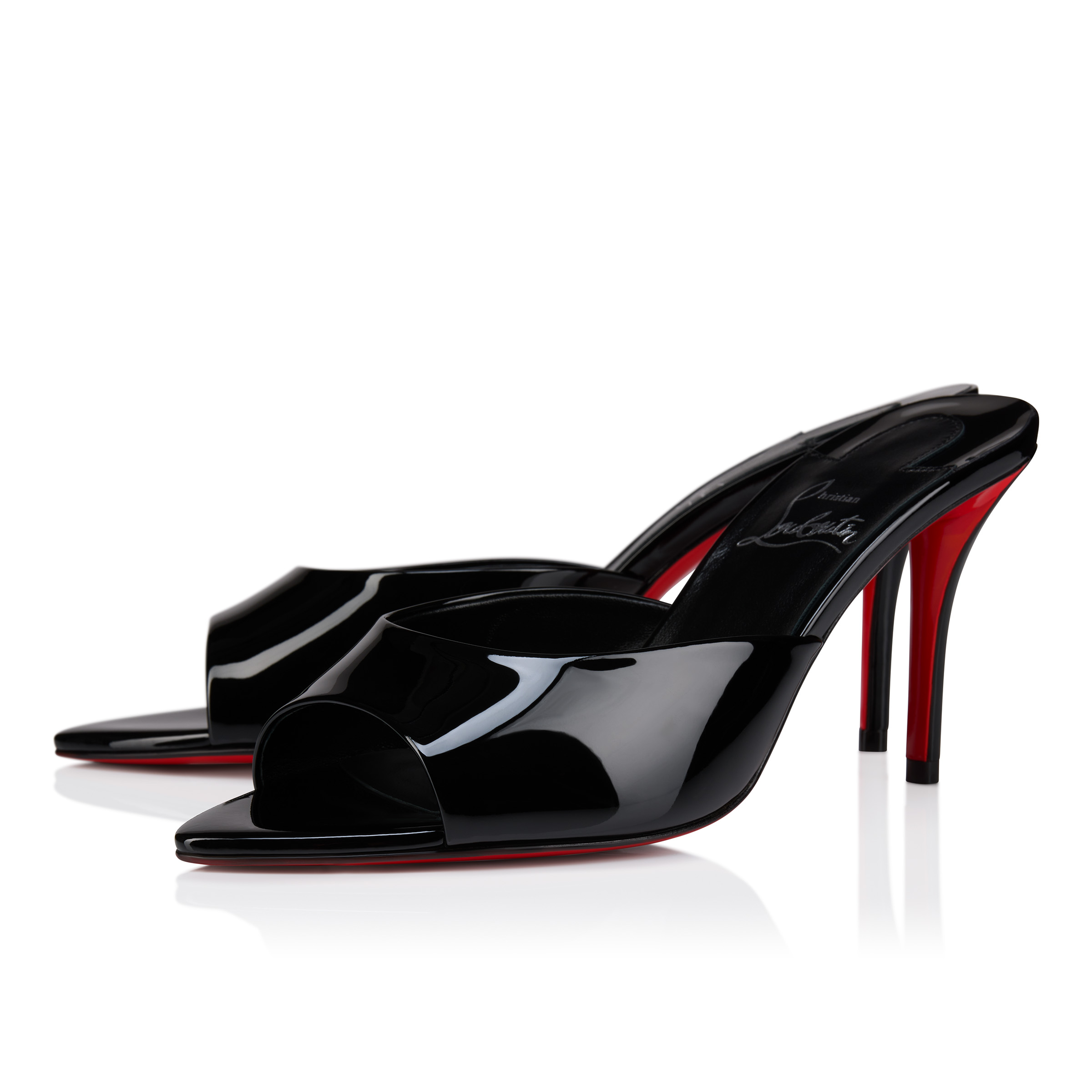 Miss Z Mule - 80 mm Mules - Patent calf leather - Black - Women