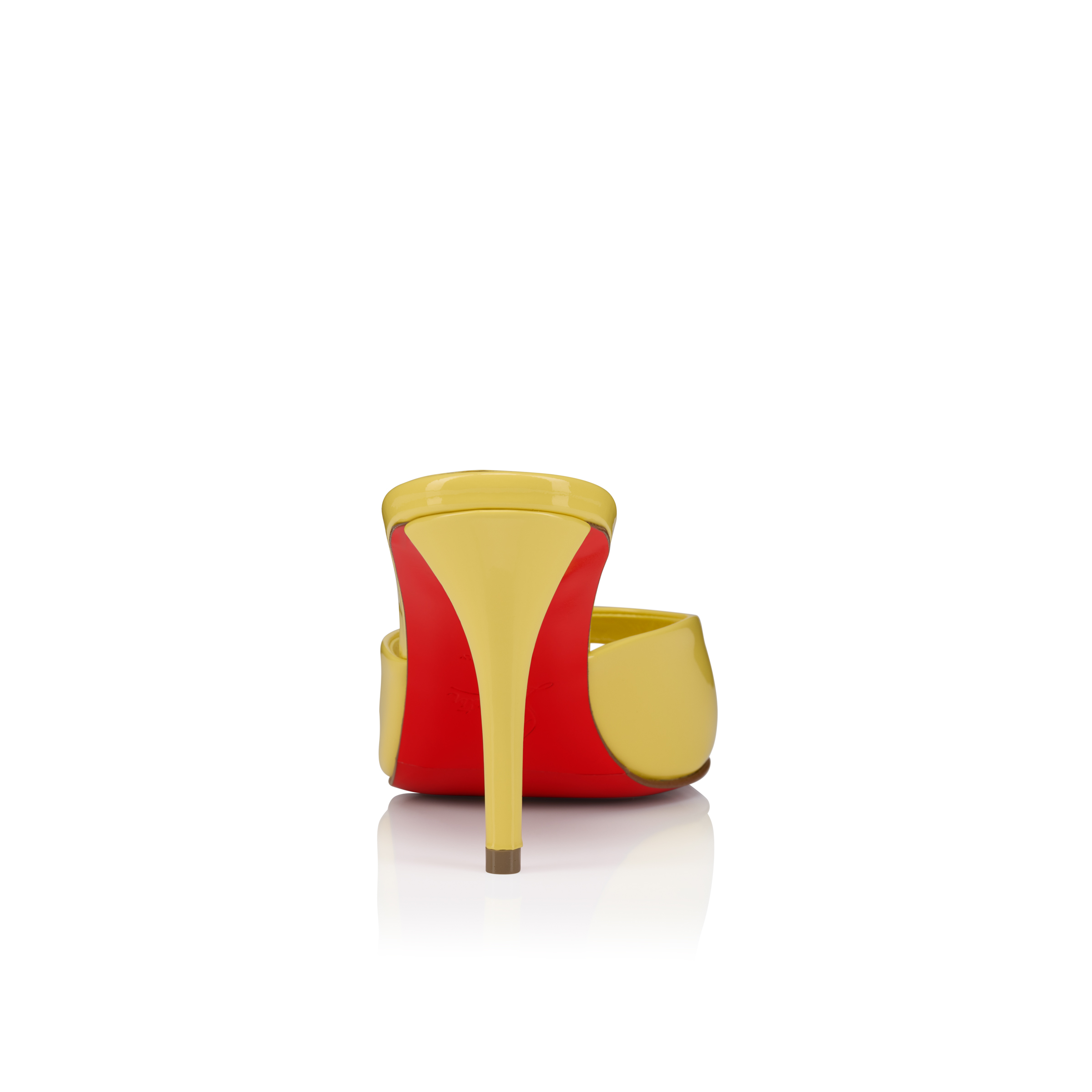 Miss Z Mule - 80 mm Mules - Patent calf leather - Vanilla - Women