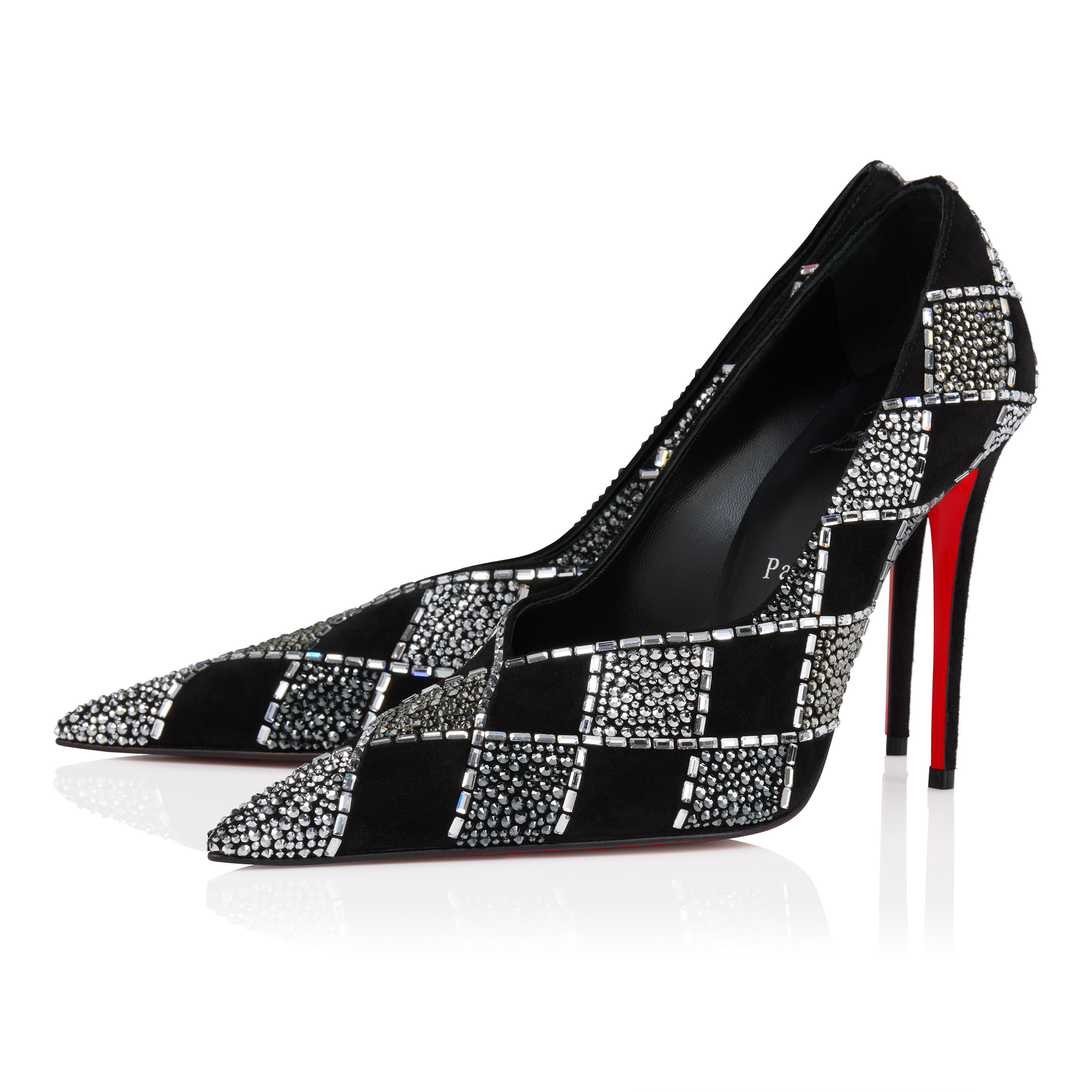 Doria - 100 mm Pumps - Veau velours - Black - Women - Christian