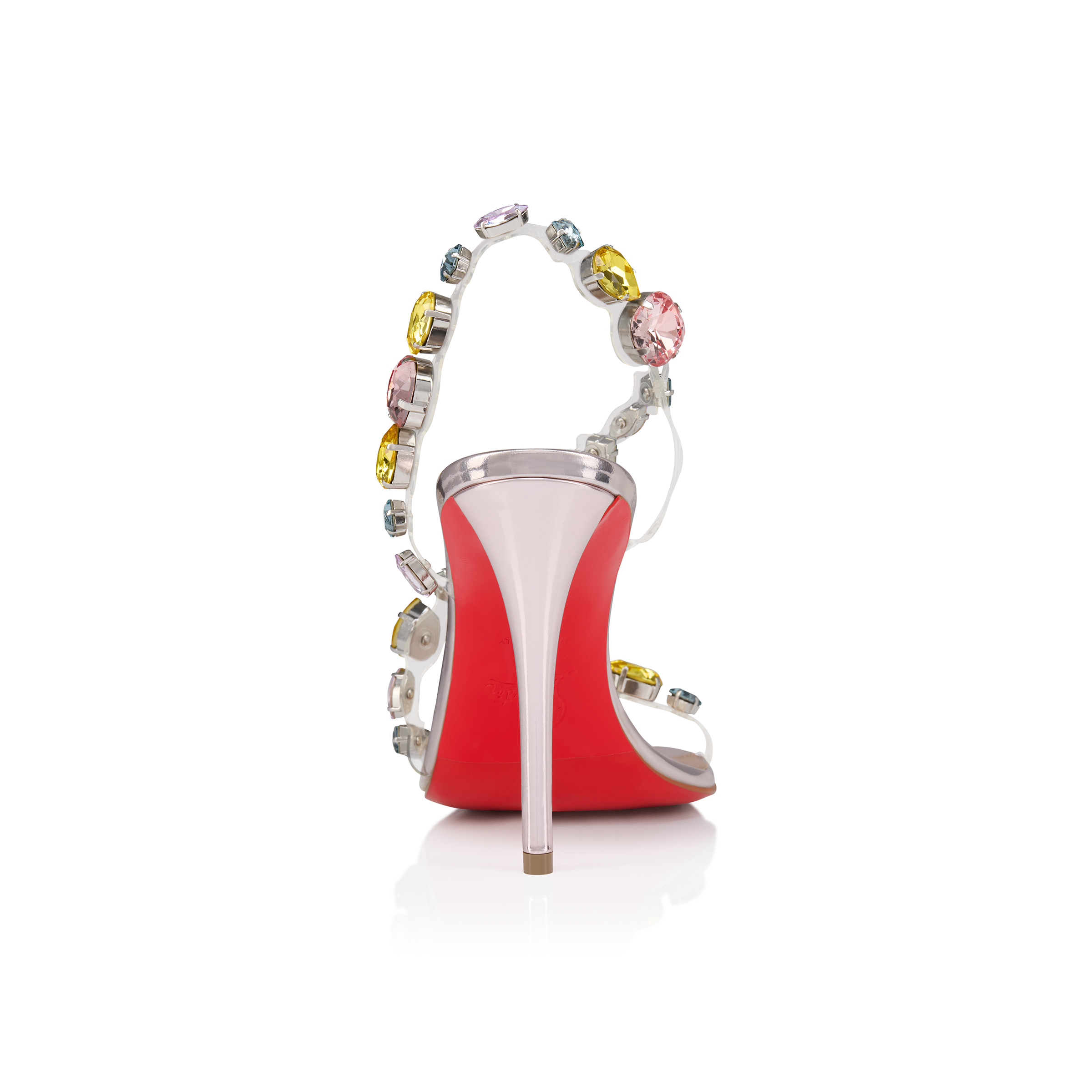 Rosa Z Jewel - 100 mm Sandals - TPU, strass and laminated calf
