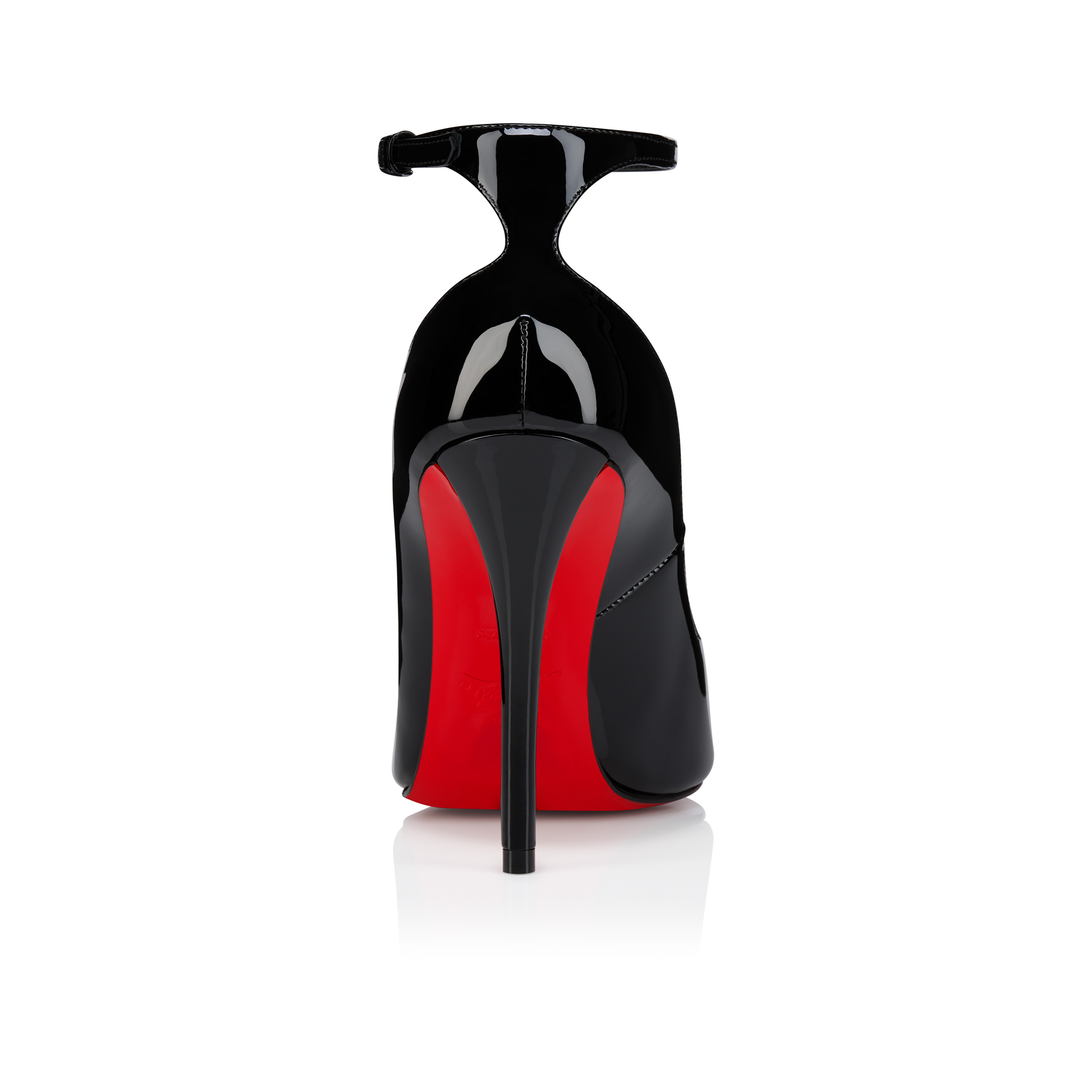 Erozee - 100 mm Strappy pumps - Patent calf leather - Black