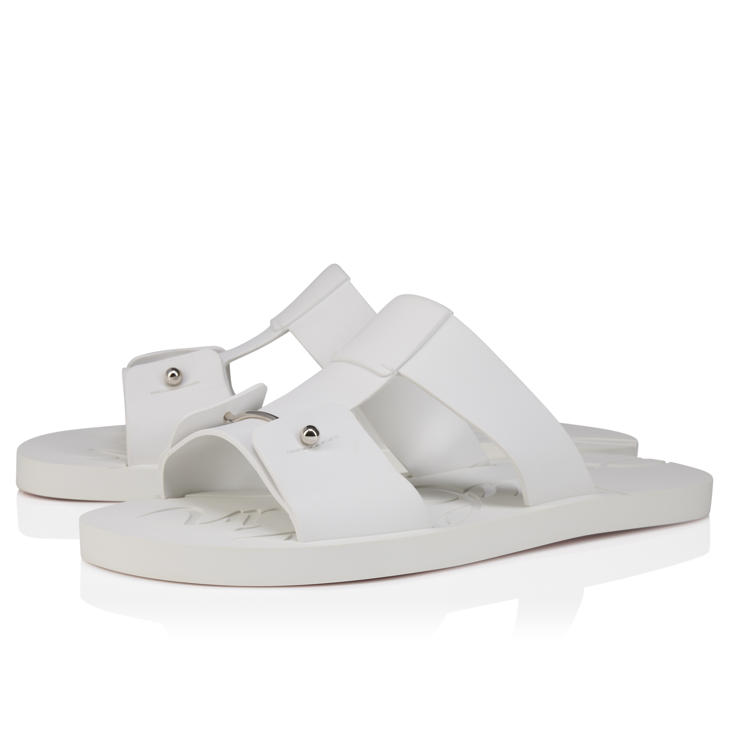 Zakouski - Mules - Rubber - White - Men - Christian Louboutin Austria