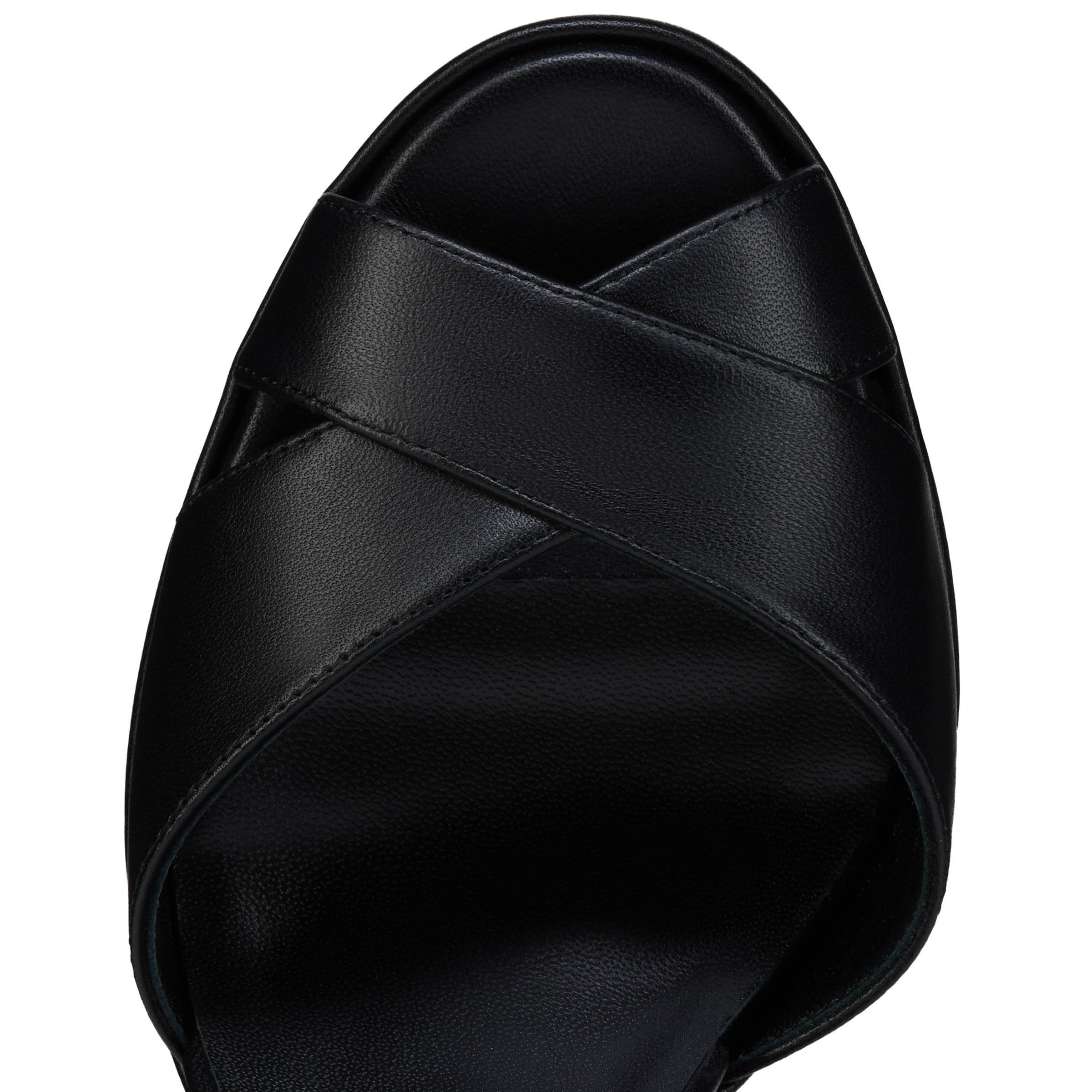 Cora - 100 mm Sandals - Lamb nappa leather - Black - Women
