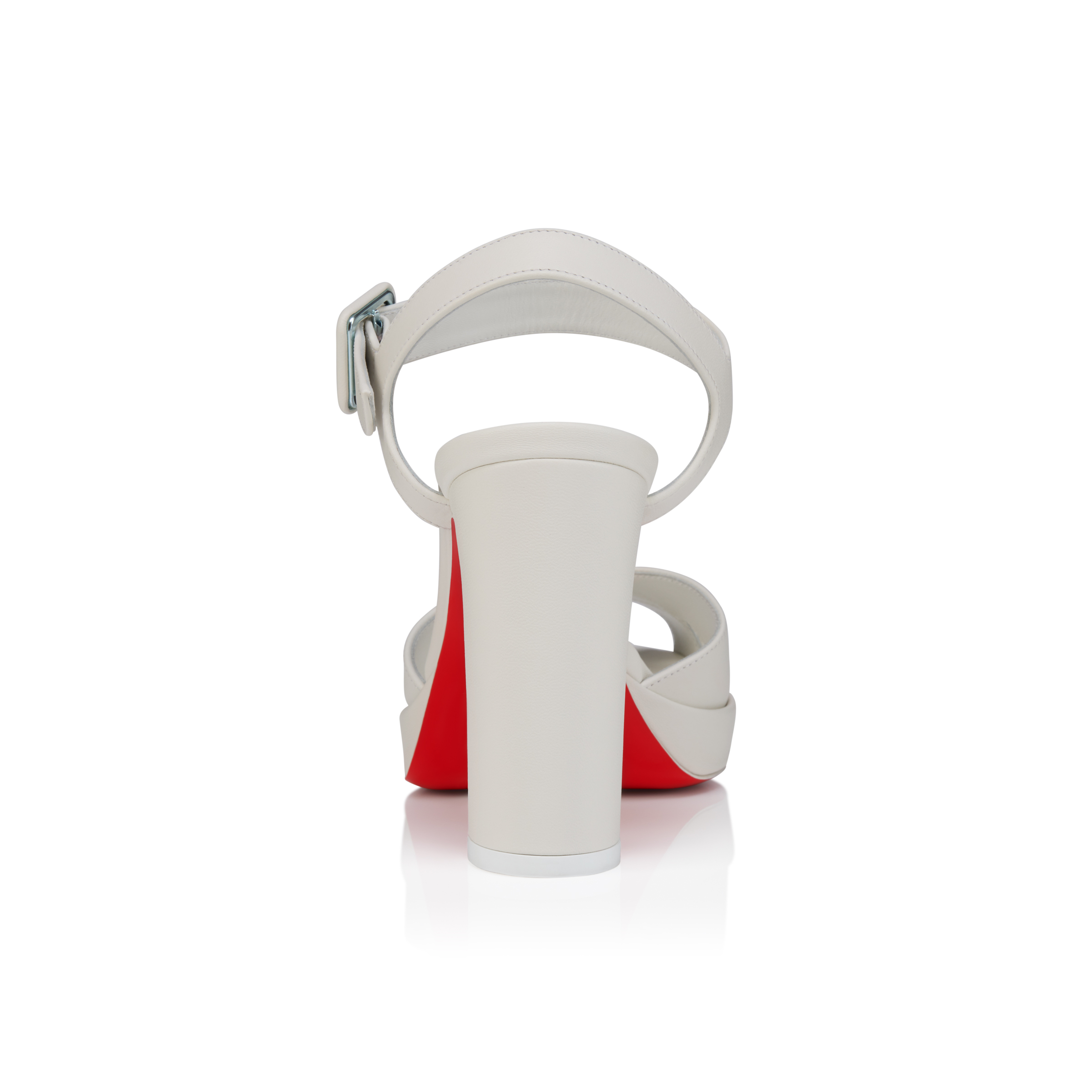 Cora - 100 mm Sandals - Lamb nappa leather - Bianco - Women
