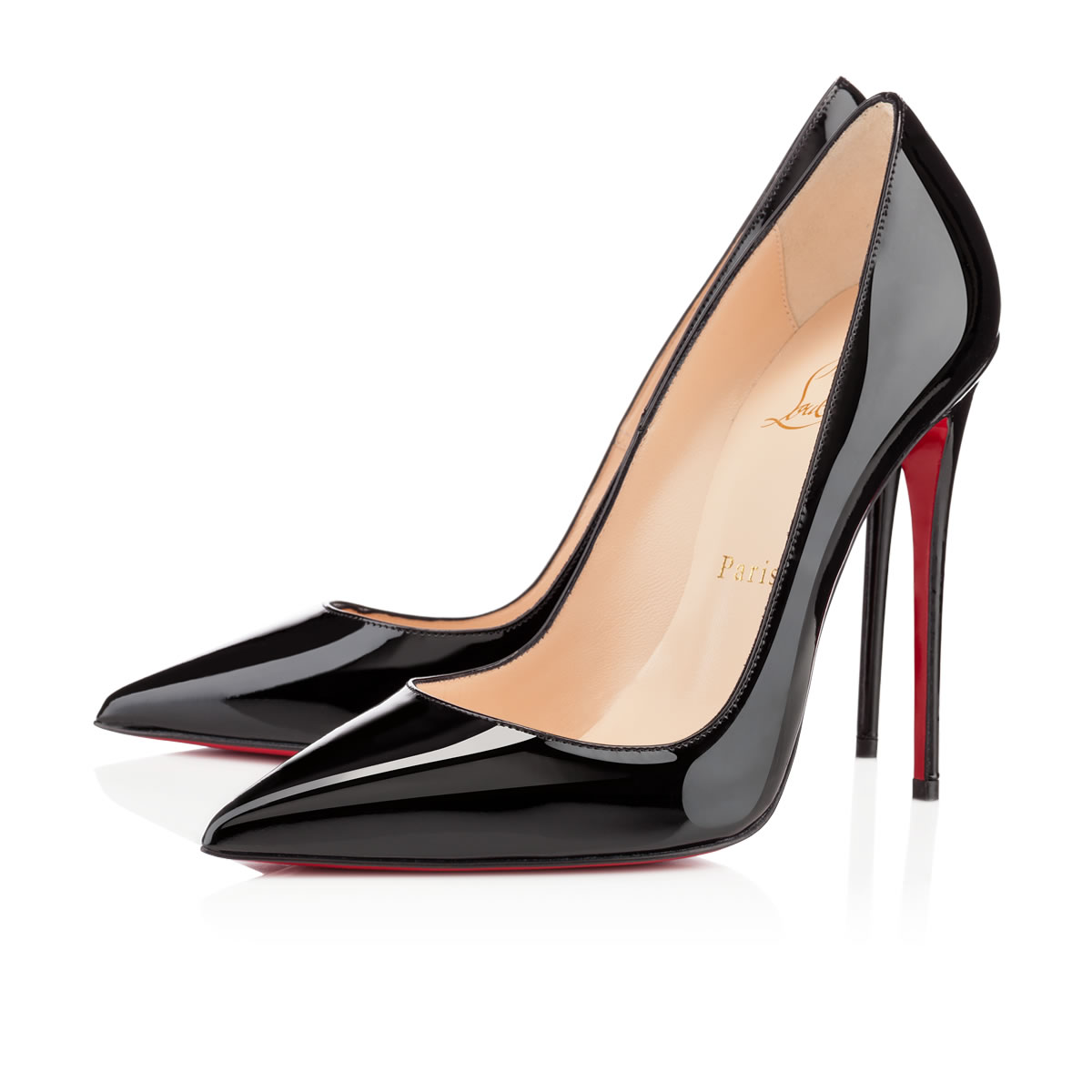 Louboutin 'Simple' Glitter 5 inch heel, sz 39.5