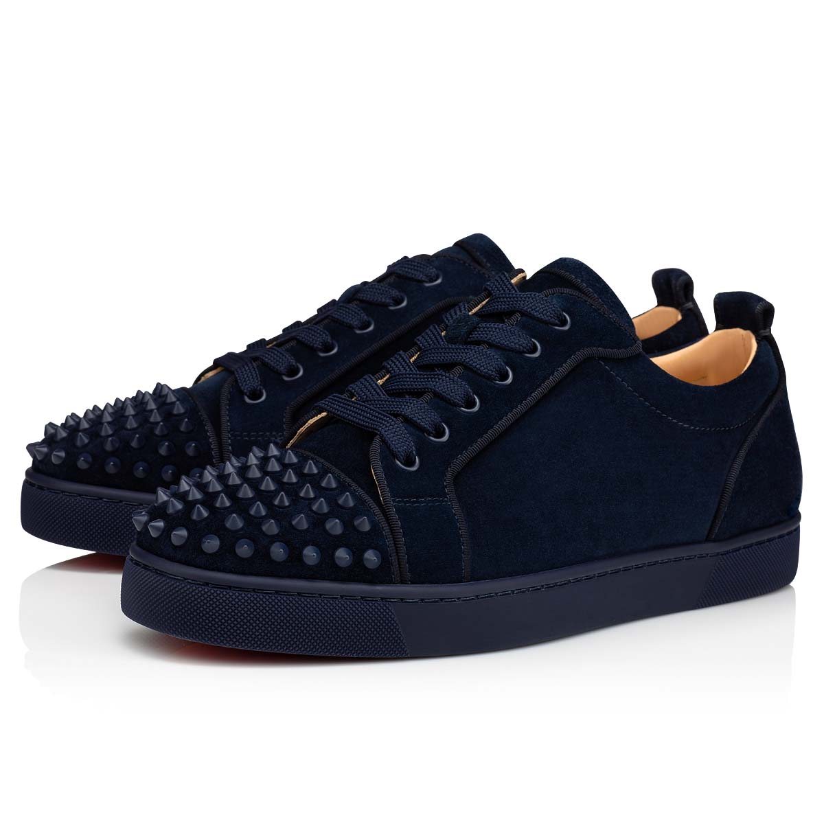 Louis Junior Spikes - Sneakers - Suede calf and spikes - Marine