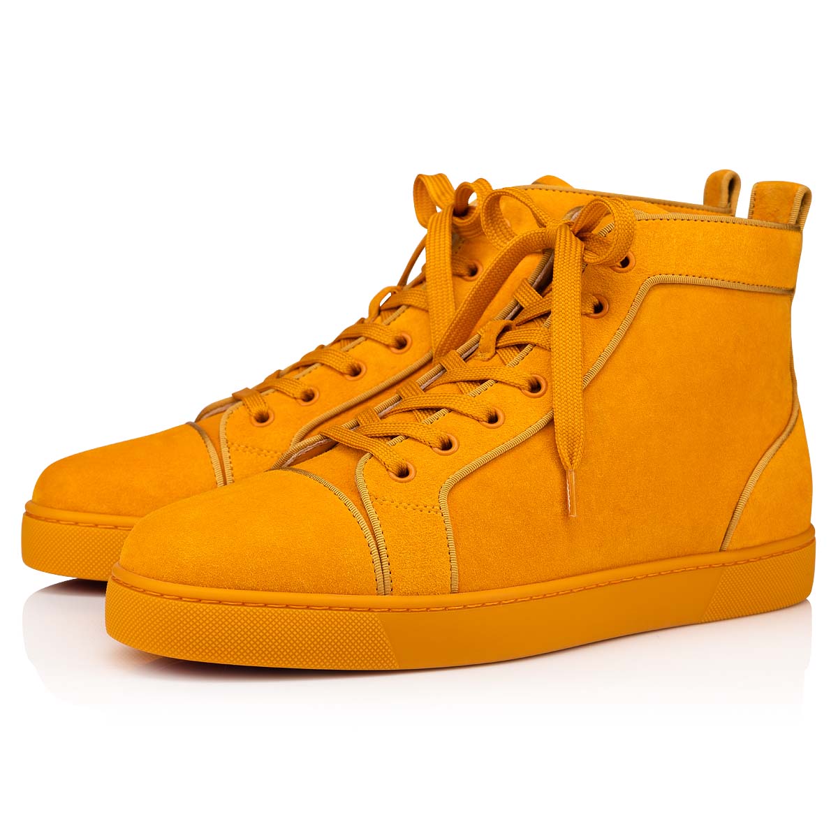 Christian louboutin sneakers yellow hotsell