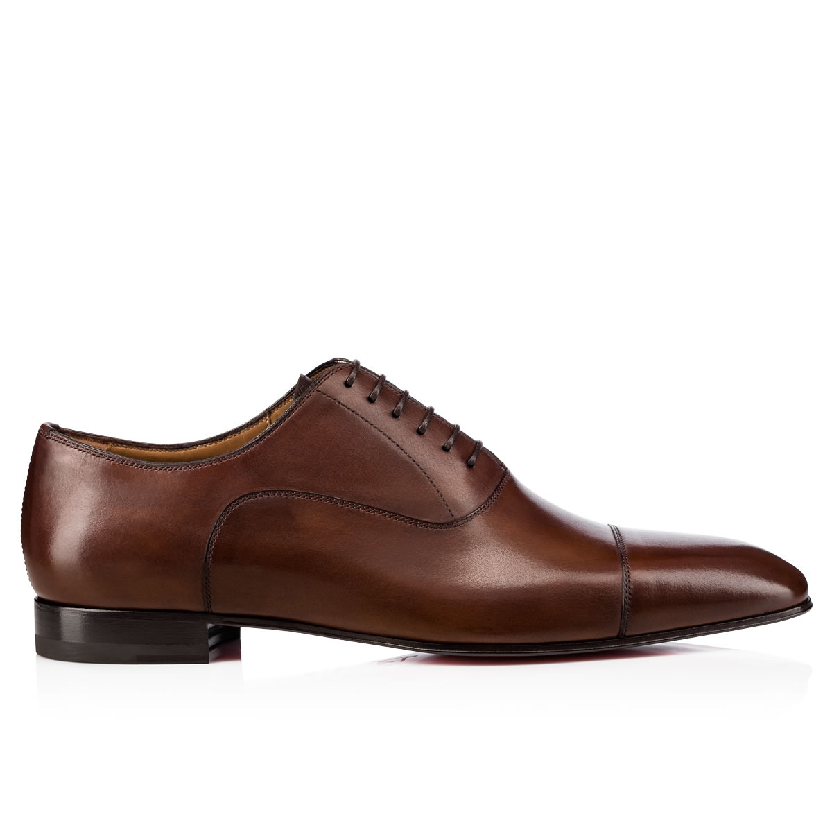 Greggo Oxfords Patinated calf leather Havane Men