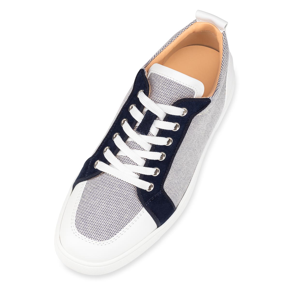 Shop Christian Louboutin Rantulow Suede Plain Leather Sneakers by  HappyLifeStyle