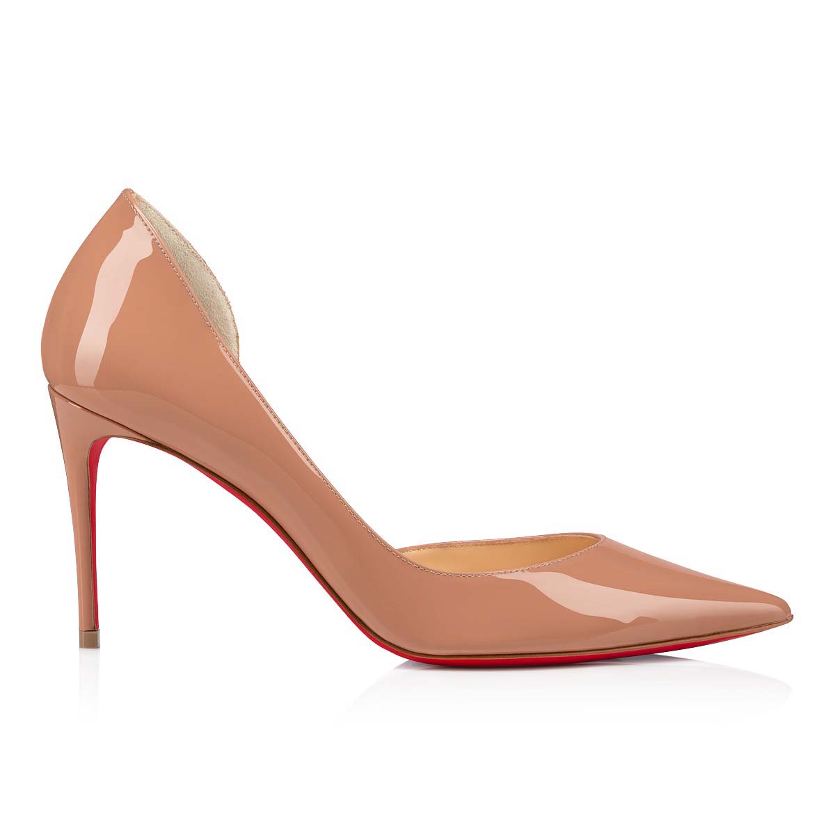 Iriza - 85 mm Pumps - Patent calf leather - Blush - Women