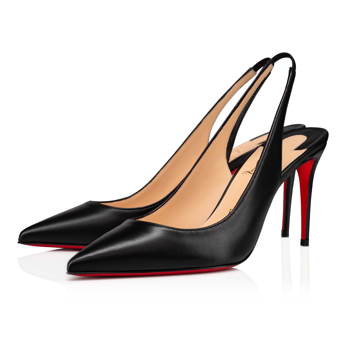 Kate Sling - 85 mm Pumps - Nappa leather - Black - Christian Louboutin