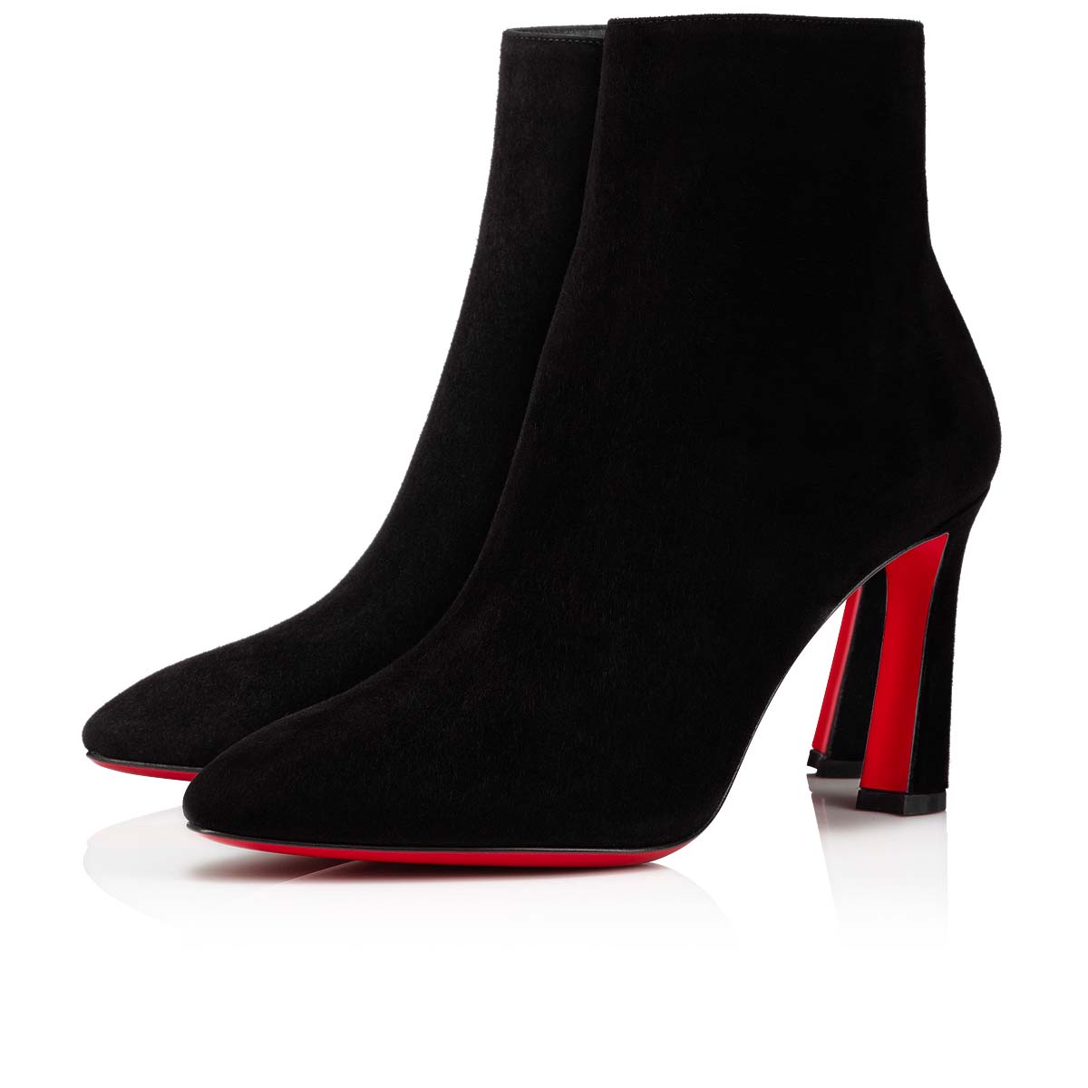 So Eleonor - 85 mm Ankle boots - Suede calf - Black - Christian ...