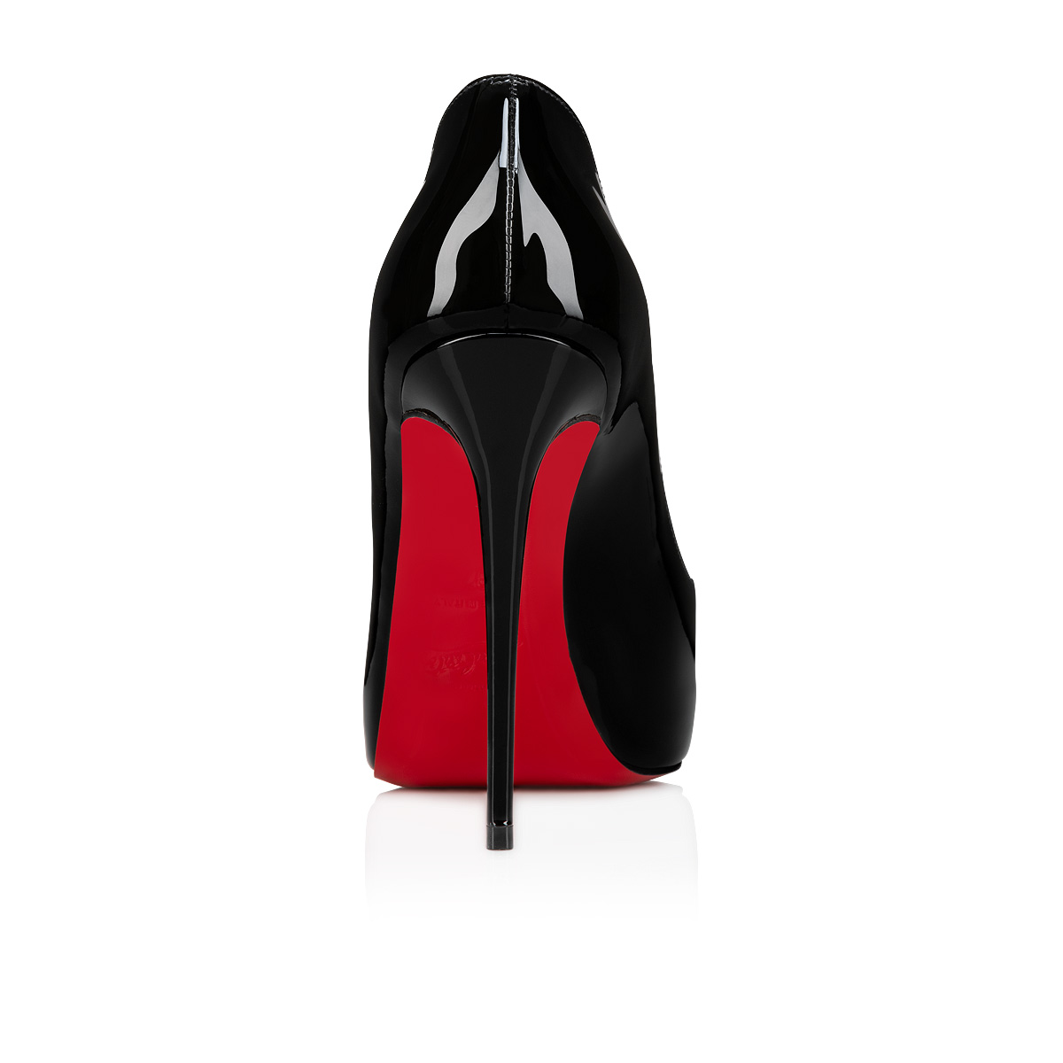 Hot Chick Alta - 120 mm Open-toe pumps - Patent calf leather
