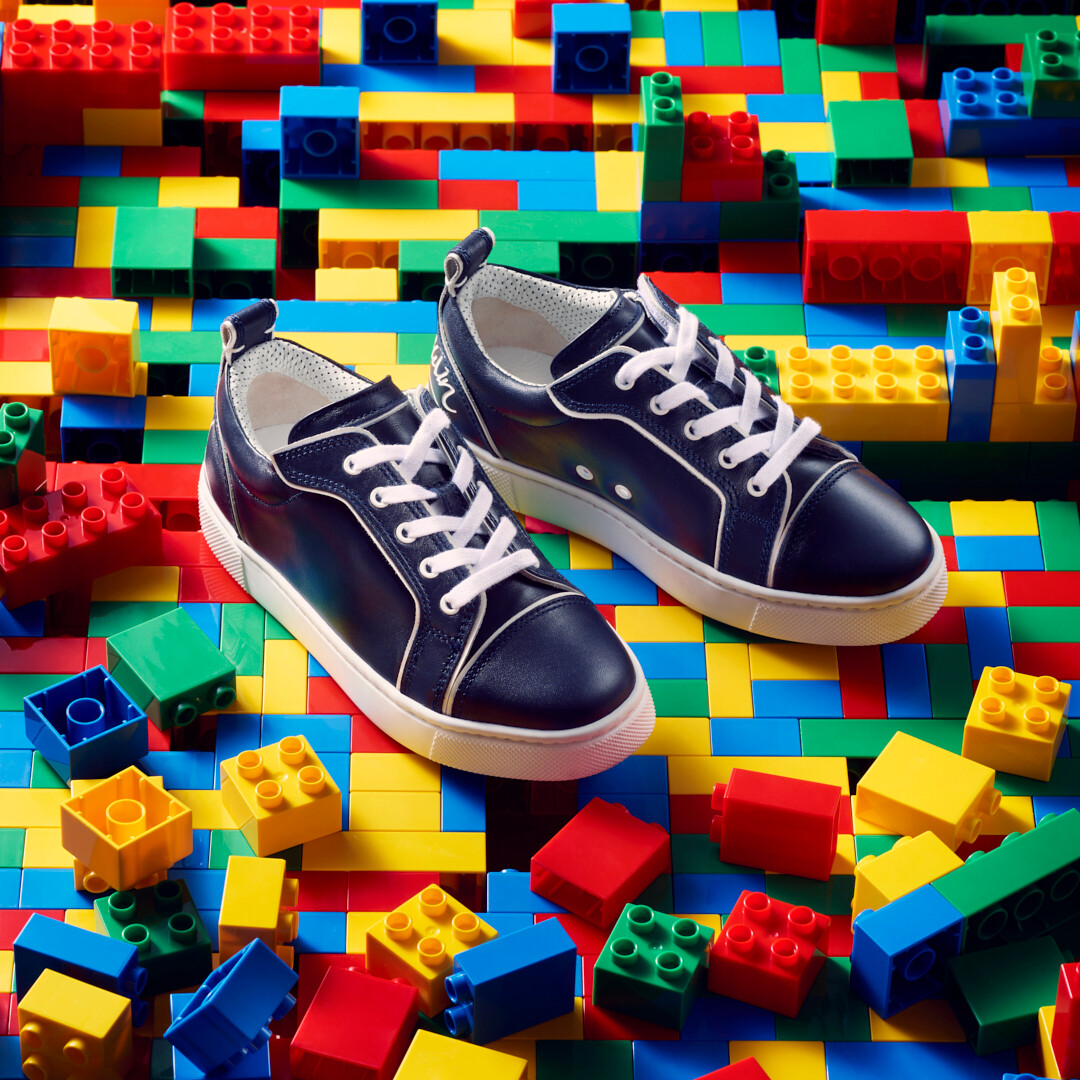 Louboutin kids shoes top