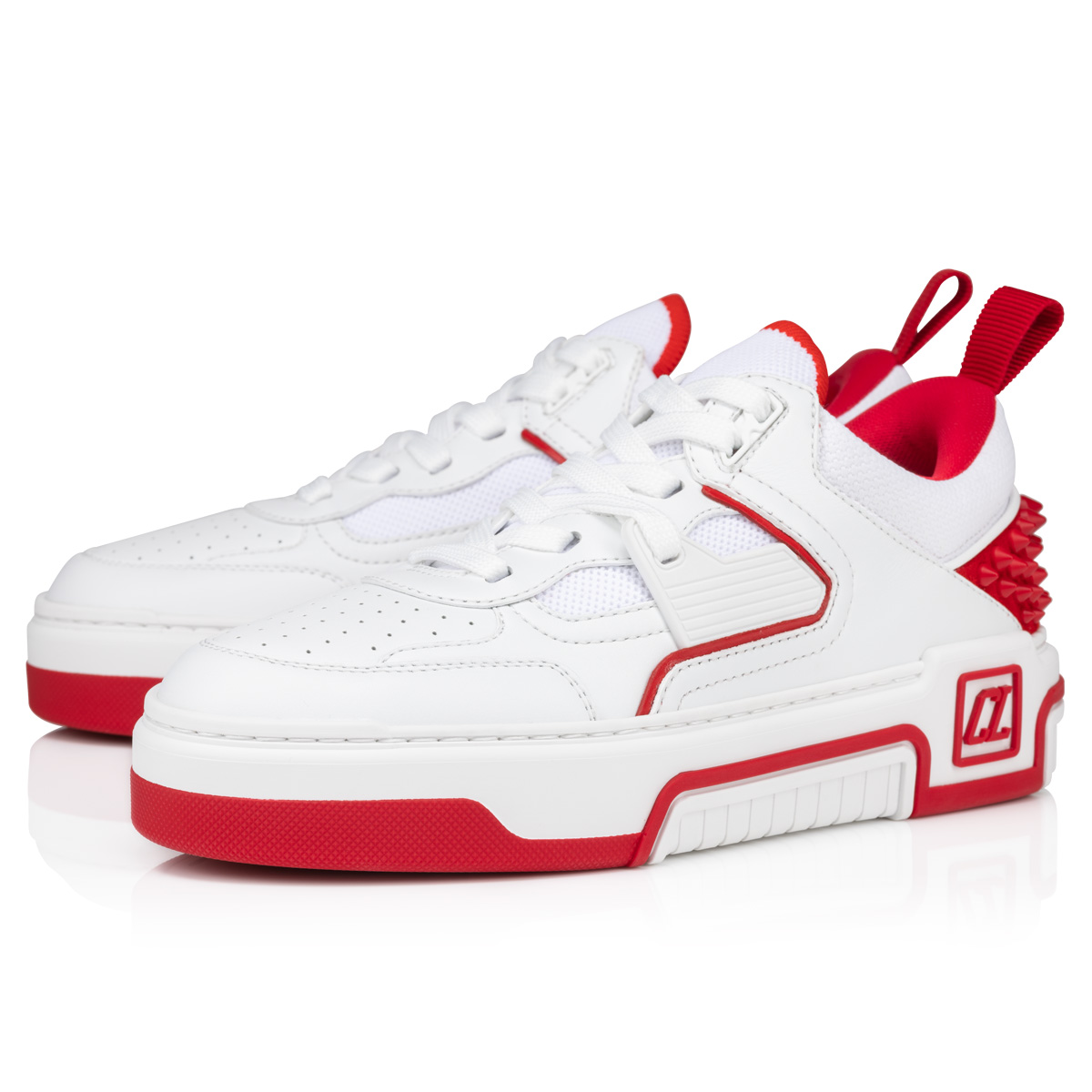 Astroloubi - Sneakers - Kalfsleer, suède en nappa leer - Wit