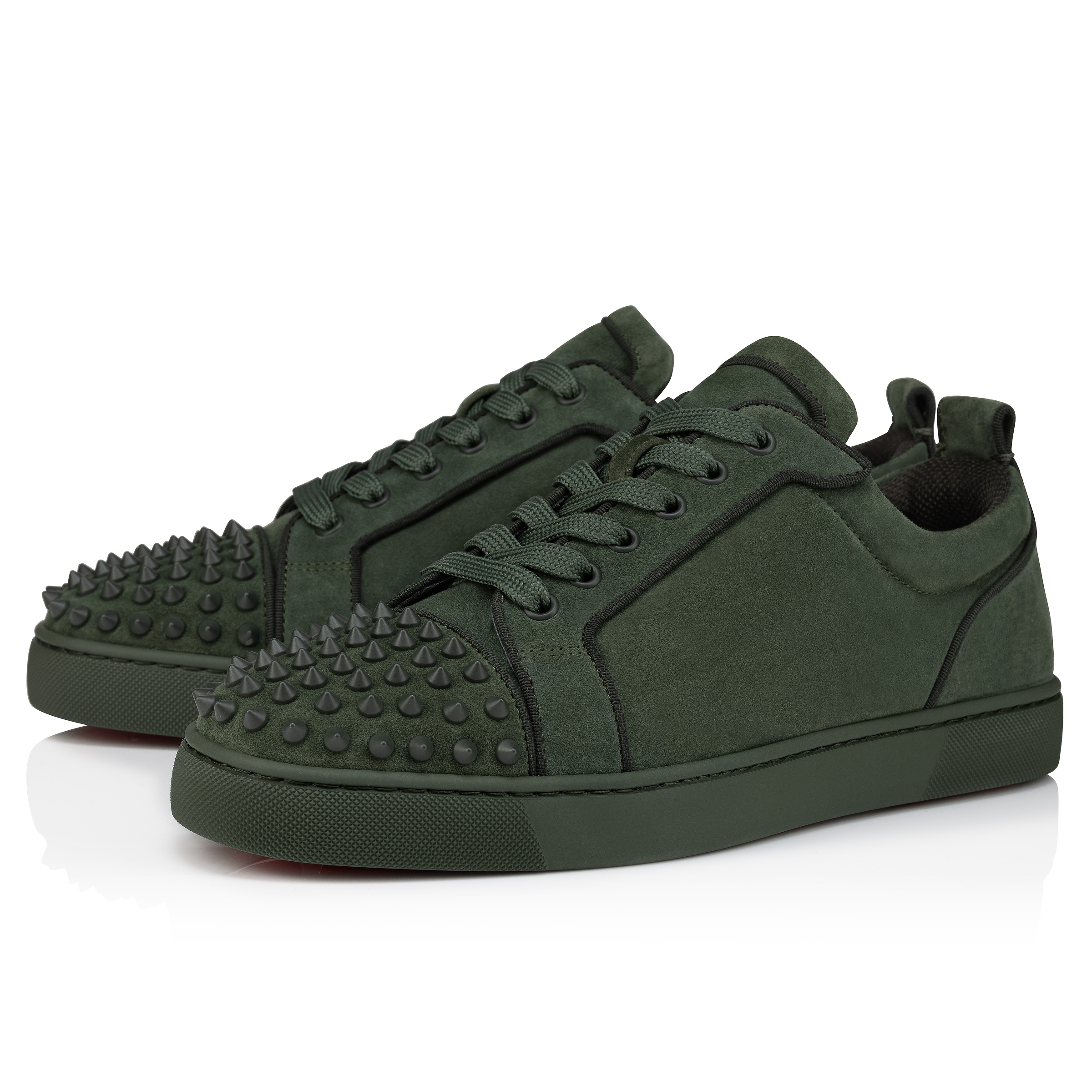 Louboutin mens trainers spikes discount