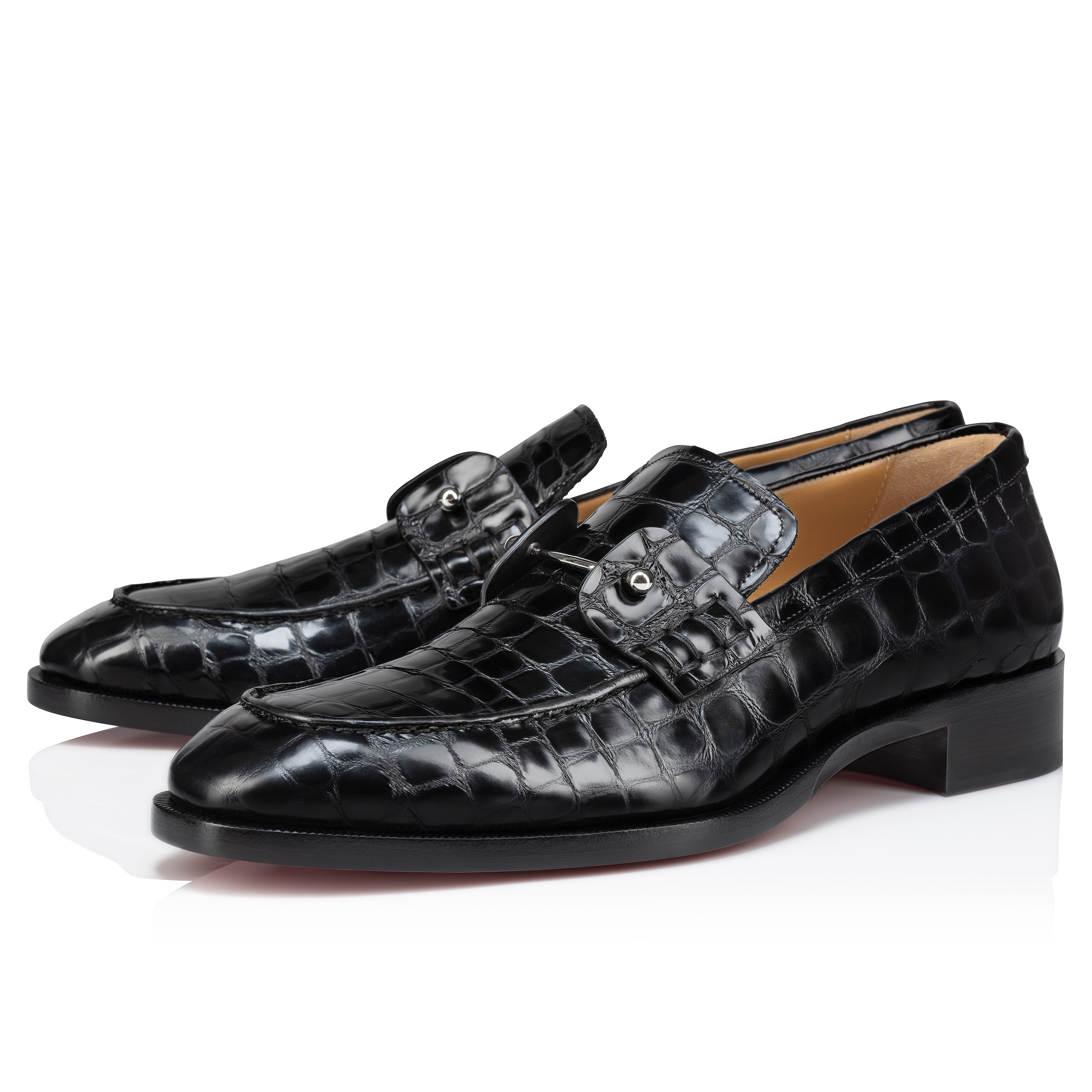 Chambelimoc - Loafers - Alligator embossed calf leather Chambelimoc - Loafers - Alligator embossed calf leather