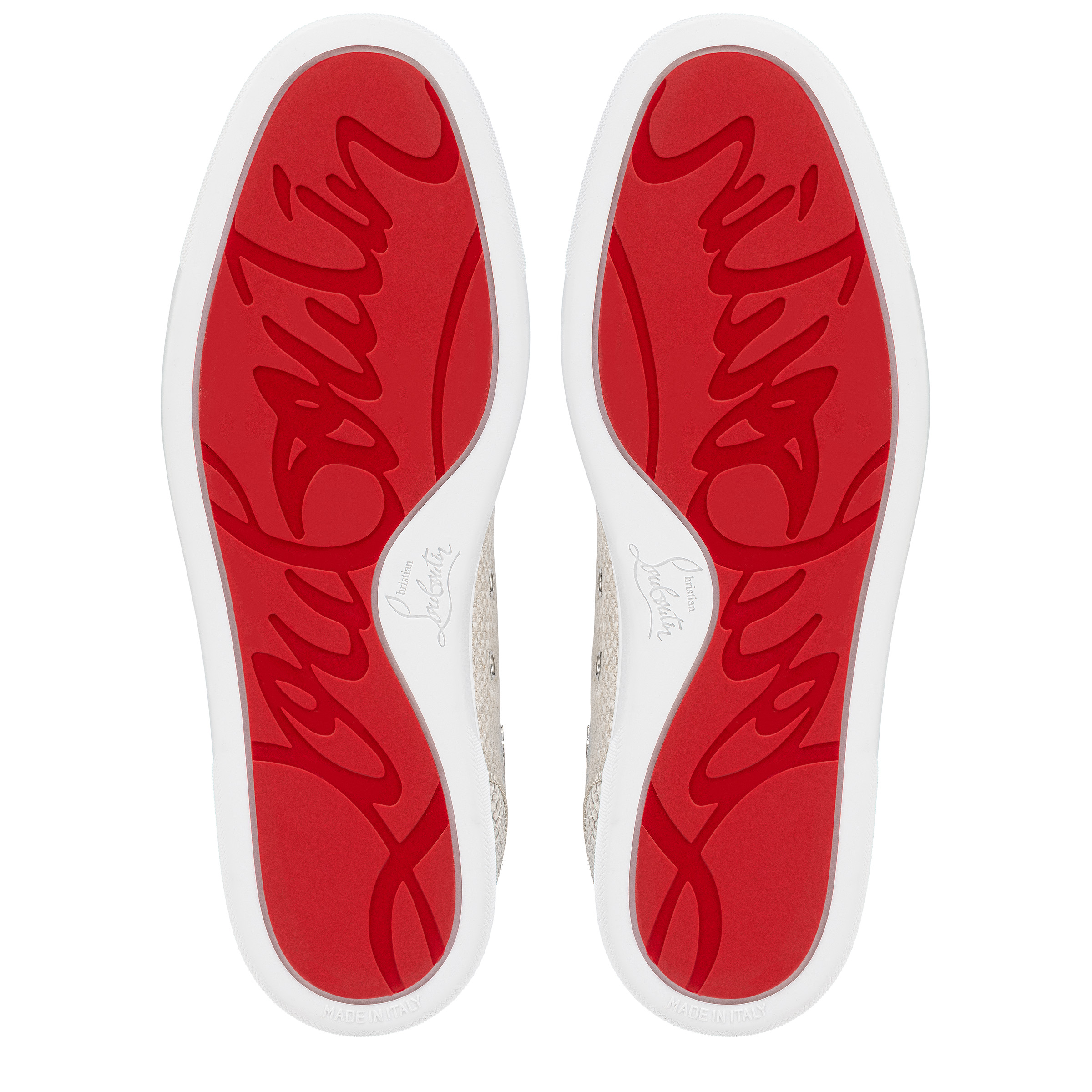 Red sole sneakers hotsell
