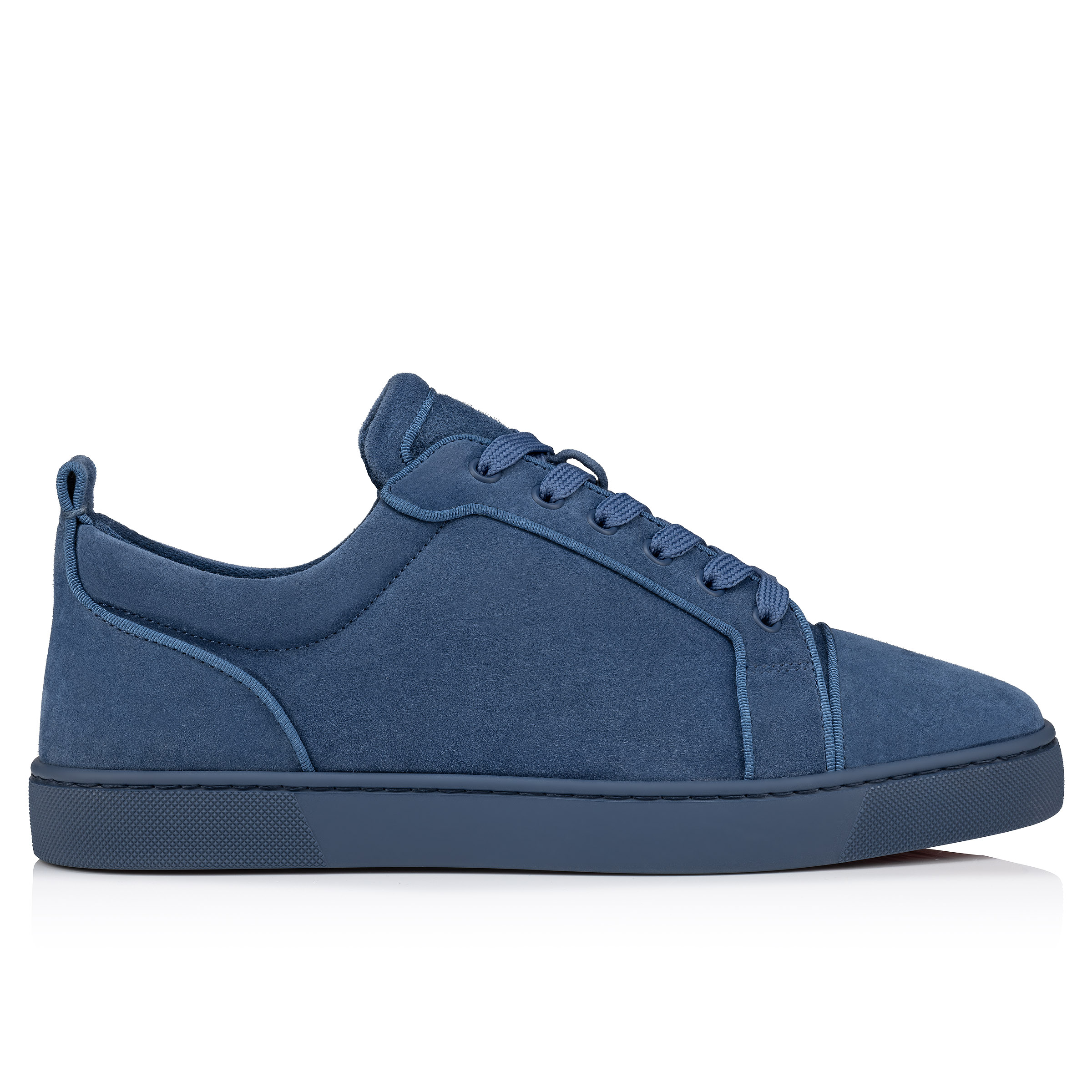 Louis Junior Sneakers Veau velours Denim Men Christian Louboutin Italy