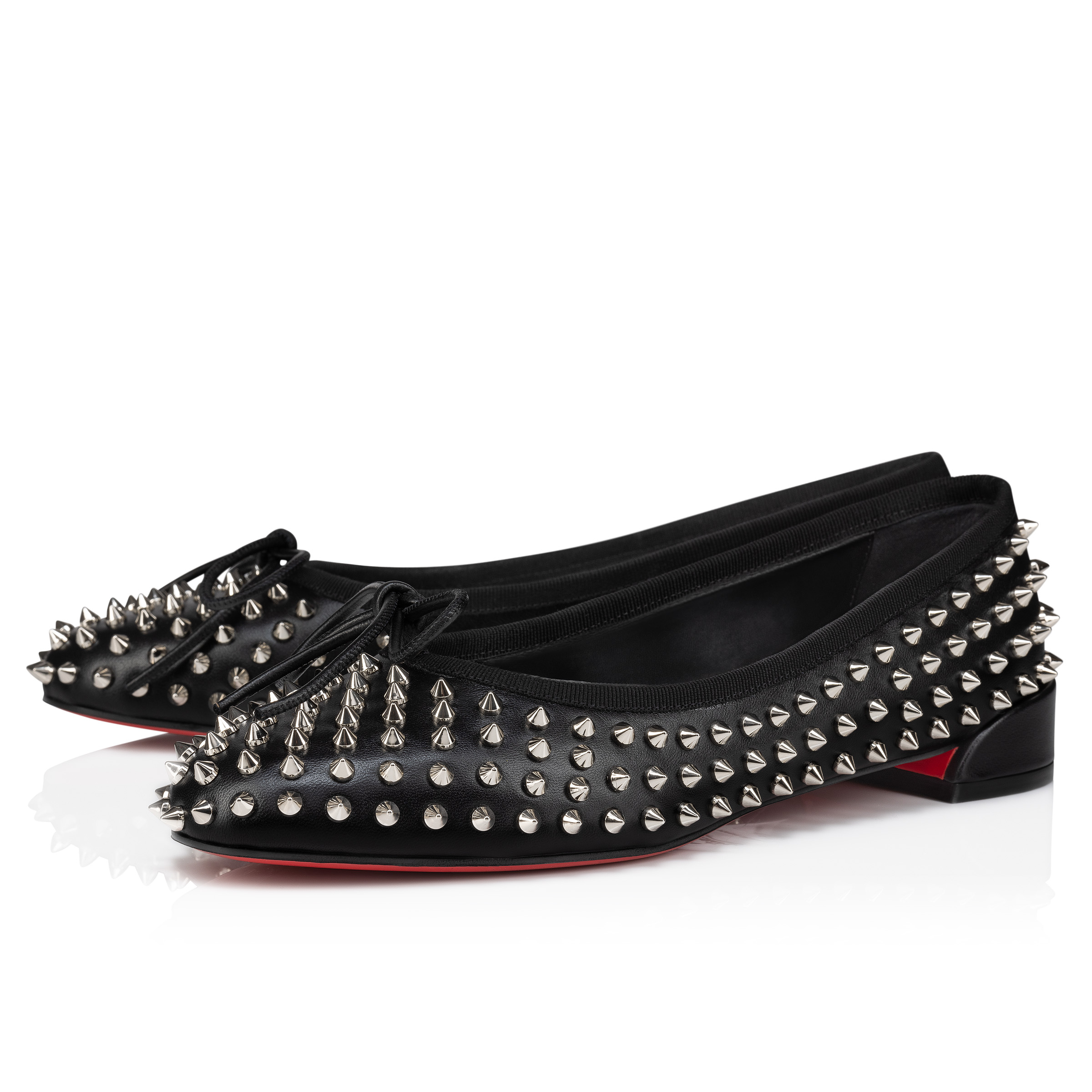 Black louboutin spikes hotsell