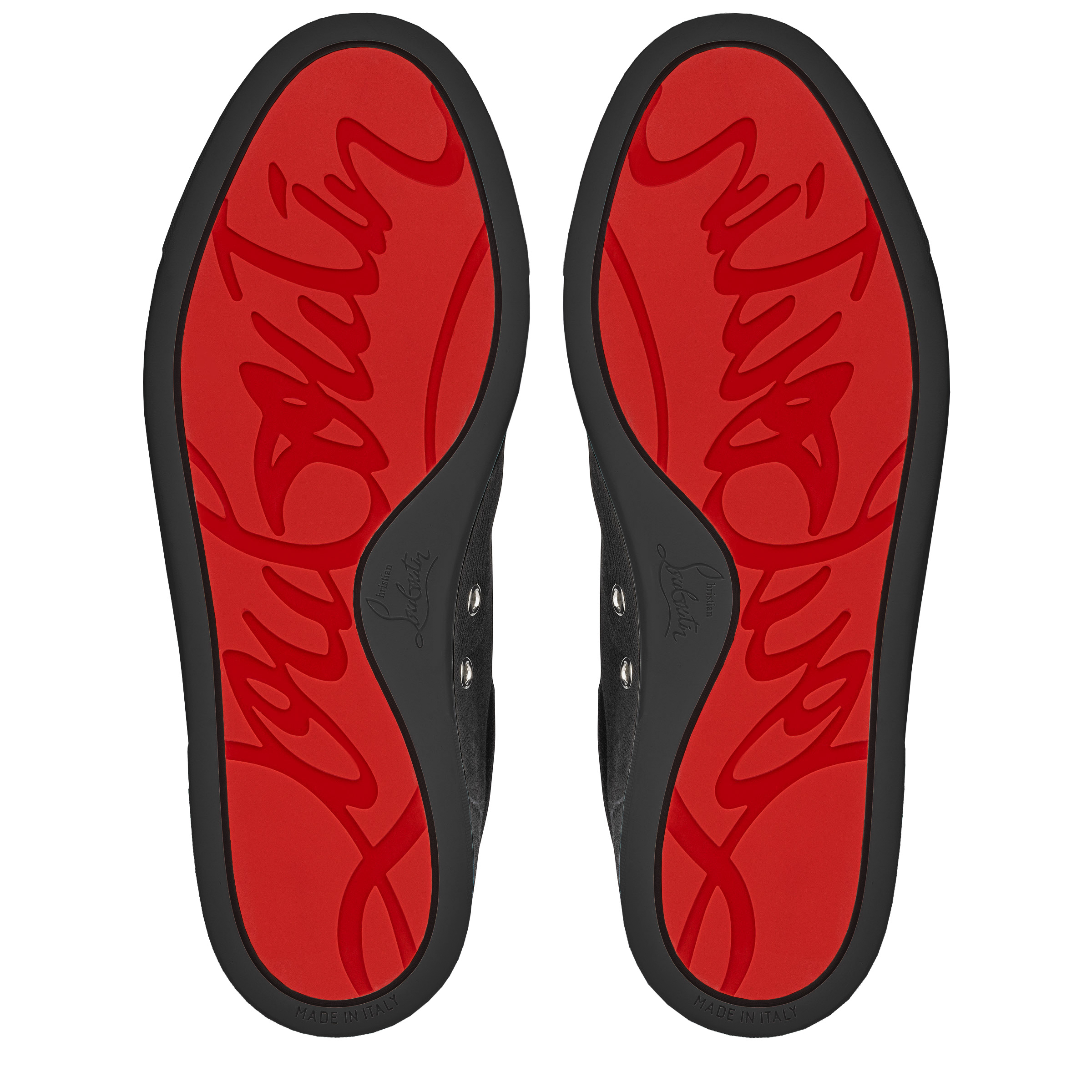 F.A.V Fique A Vontade Slip on Sneakers Denim brushed effect Black Men Christian Louboutin Greece