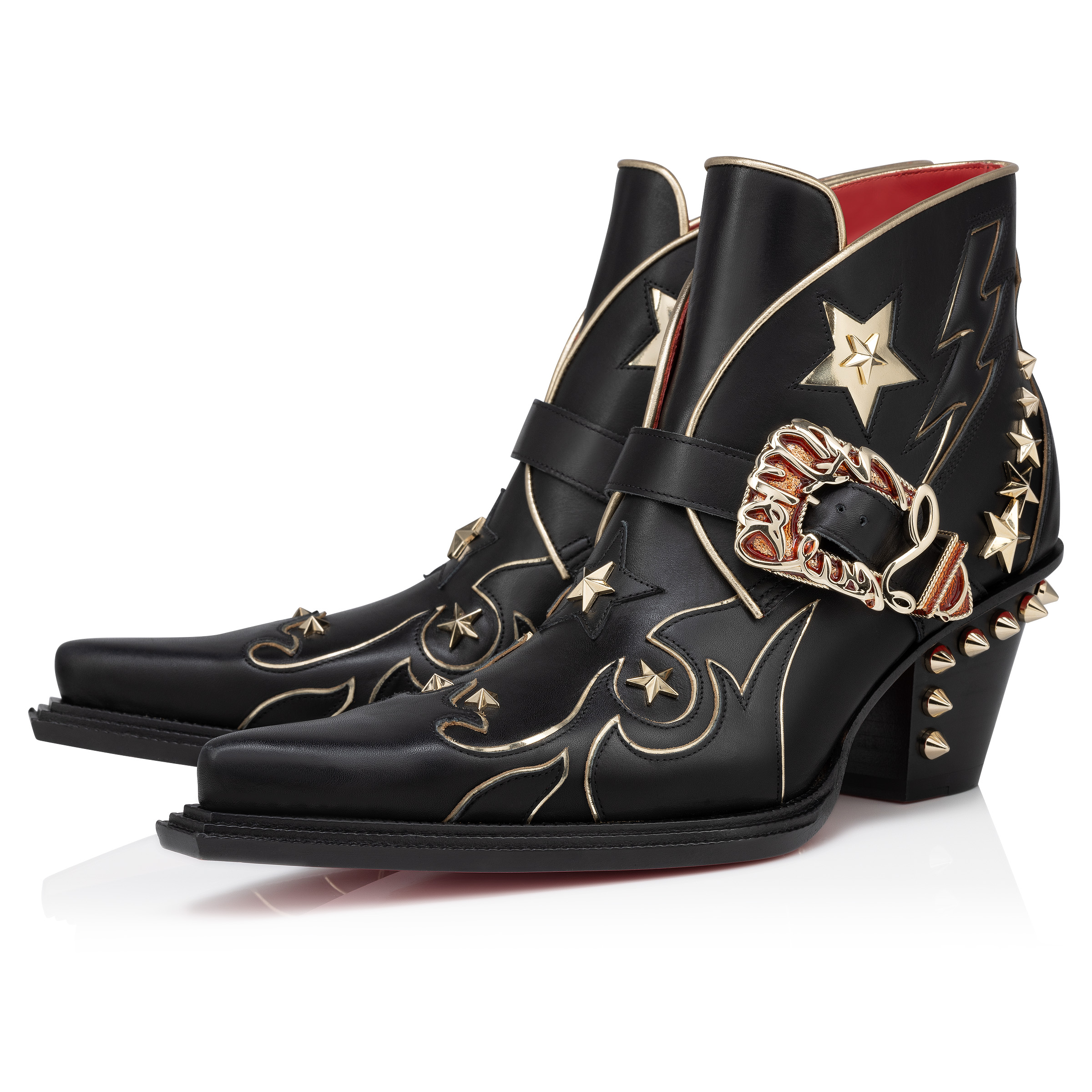 Kennywood Low Boots Nappa leather Black Christian Louboutin Portugal