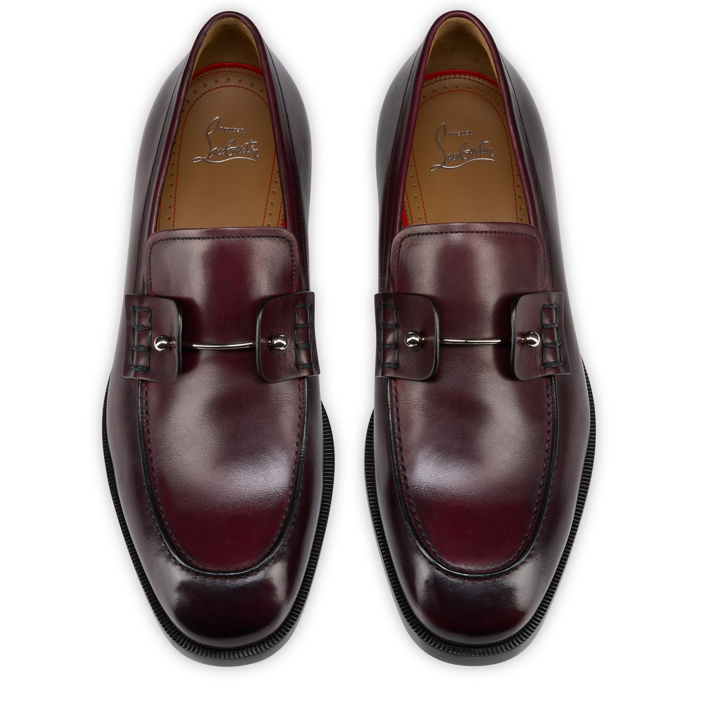 Chambelimoc Loafers Patinated calf leather Oxblood Men