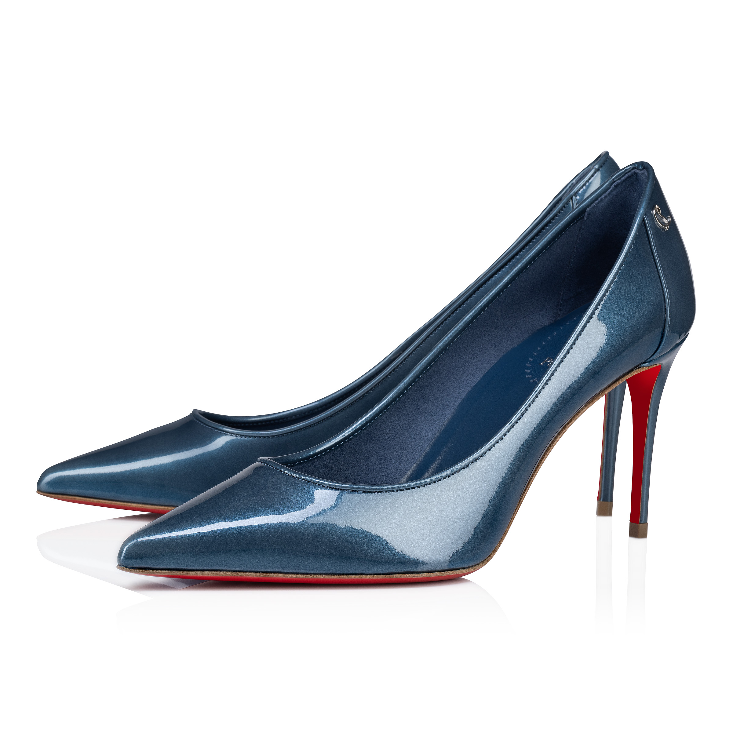 Blue christian louboutin pumps hotsell