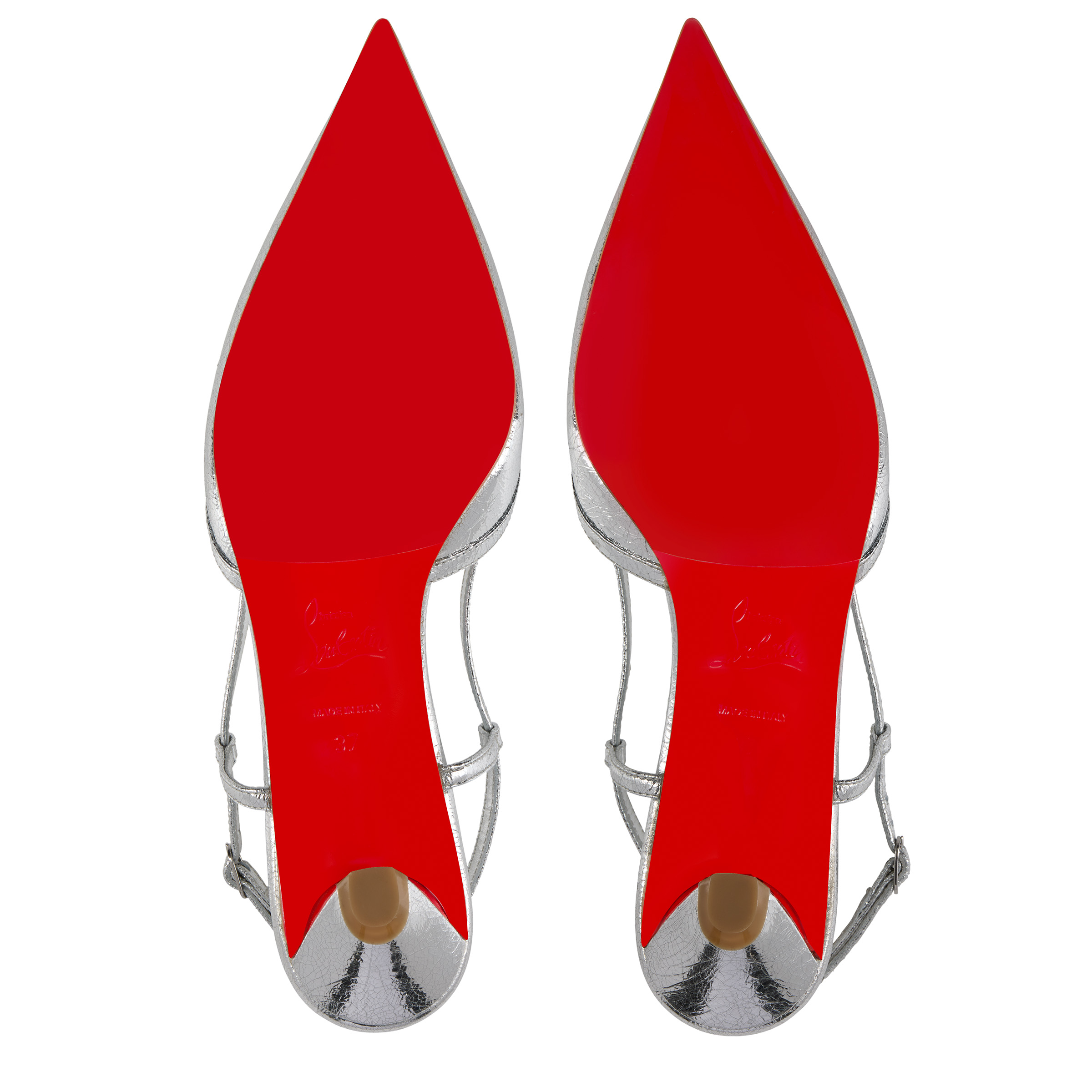 【送料込】CHRISTIAN LOUBOUTIN Miss Z Slingina 25 パンプス Christian Louboutin Miss Z Leather Red Sole Slingback
