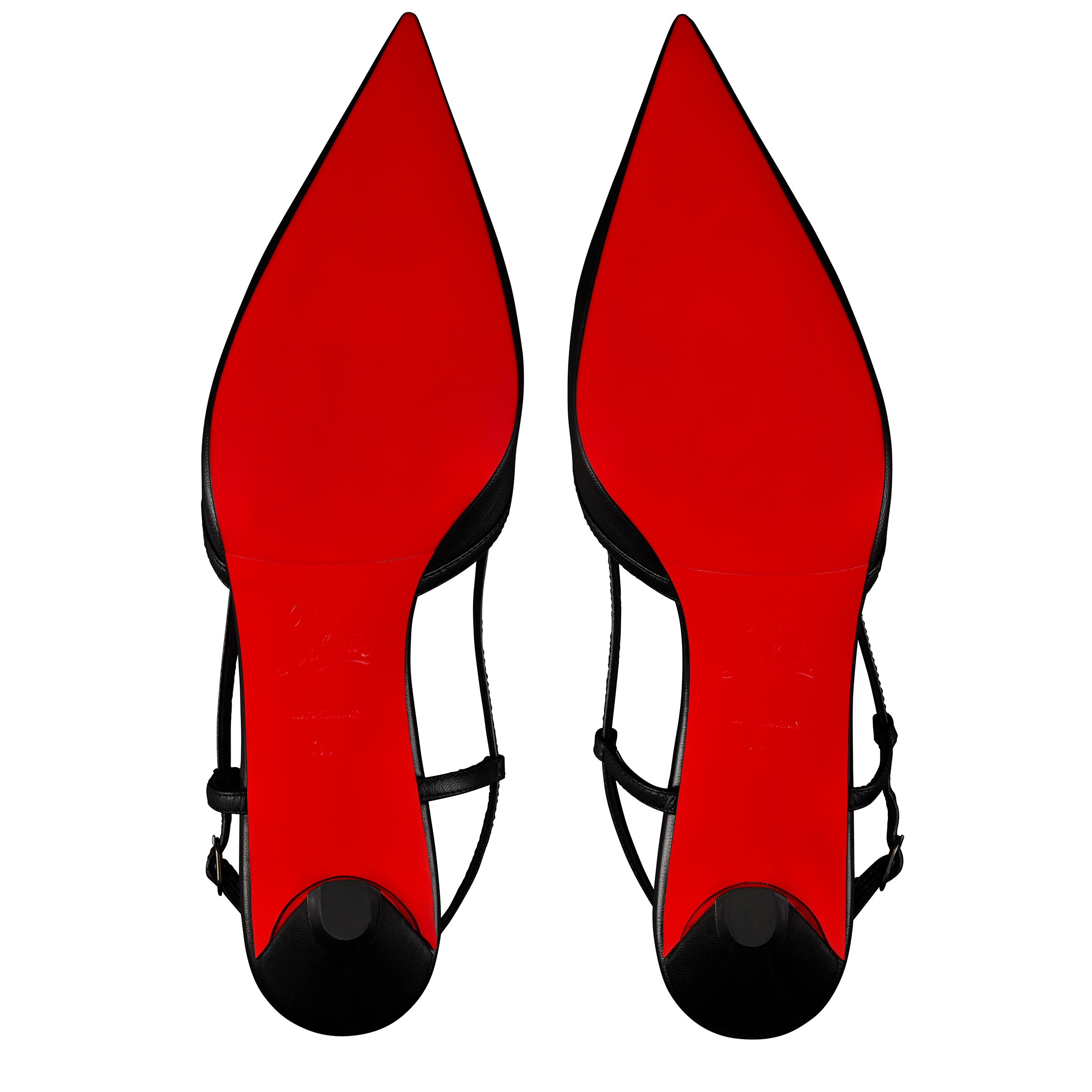 DellaLoMILANO GonnellinoDellaLoシングルスリット Christian Louboutin | Degramule 85 silver strass mules