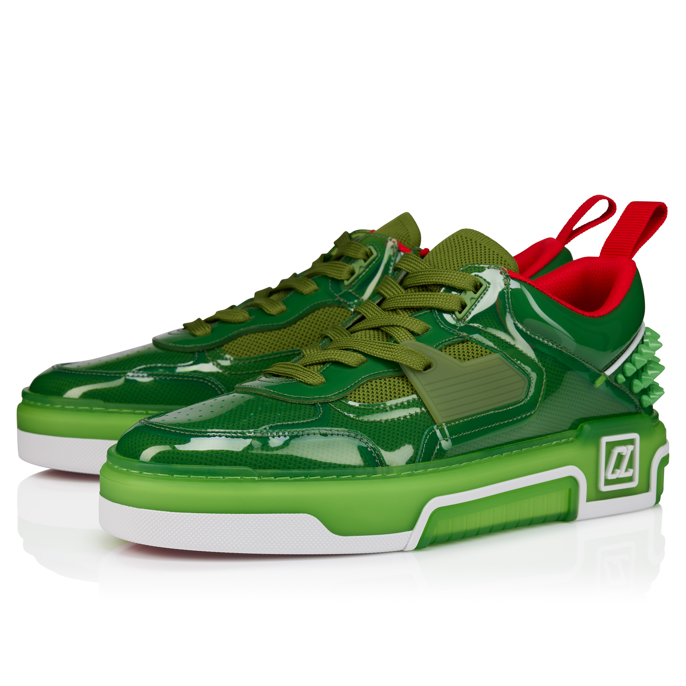 Christian Louboutin ♪ ASTROCOOL FLATスニーカー 3250201E640 Astrocool - Sneakers - Lamb nappa leather - Absinthe - Men