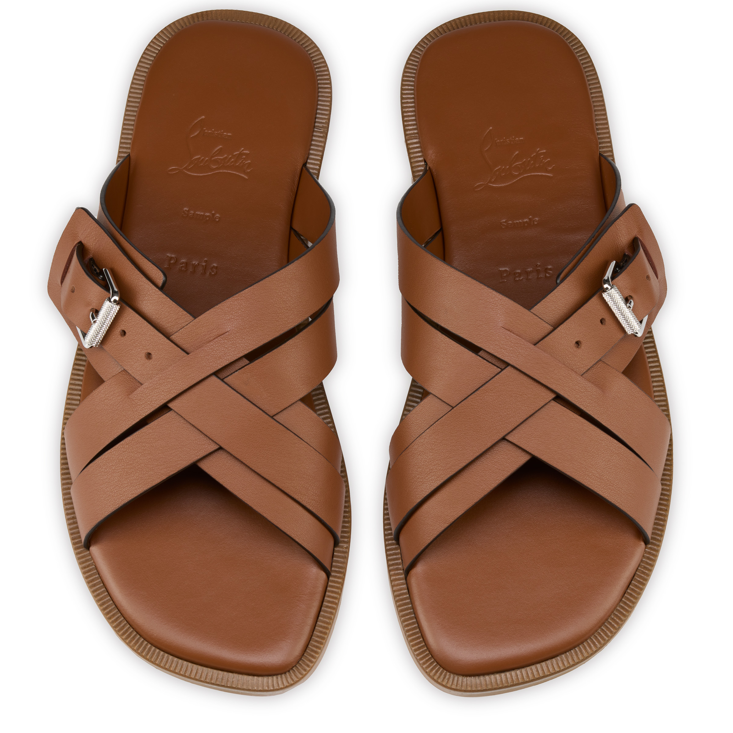 Emircross - Mules - Calf leather - Cuoio - Men - Christian