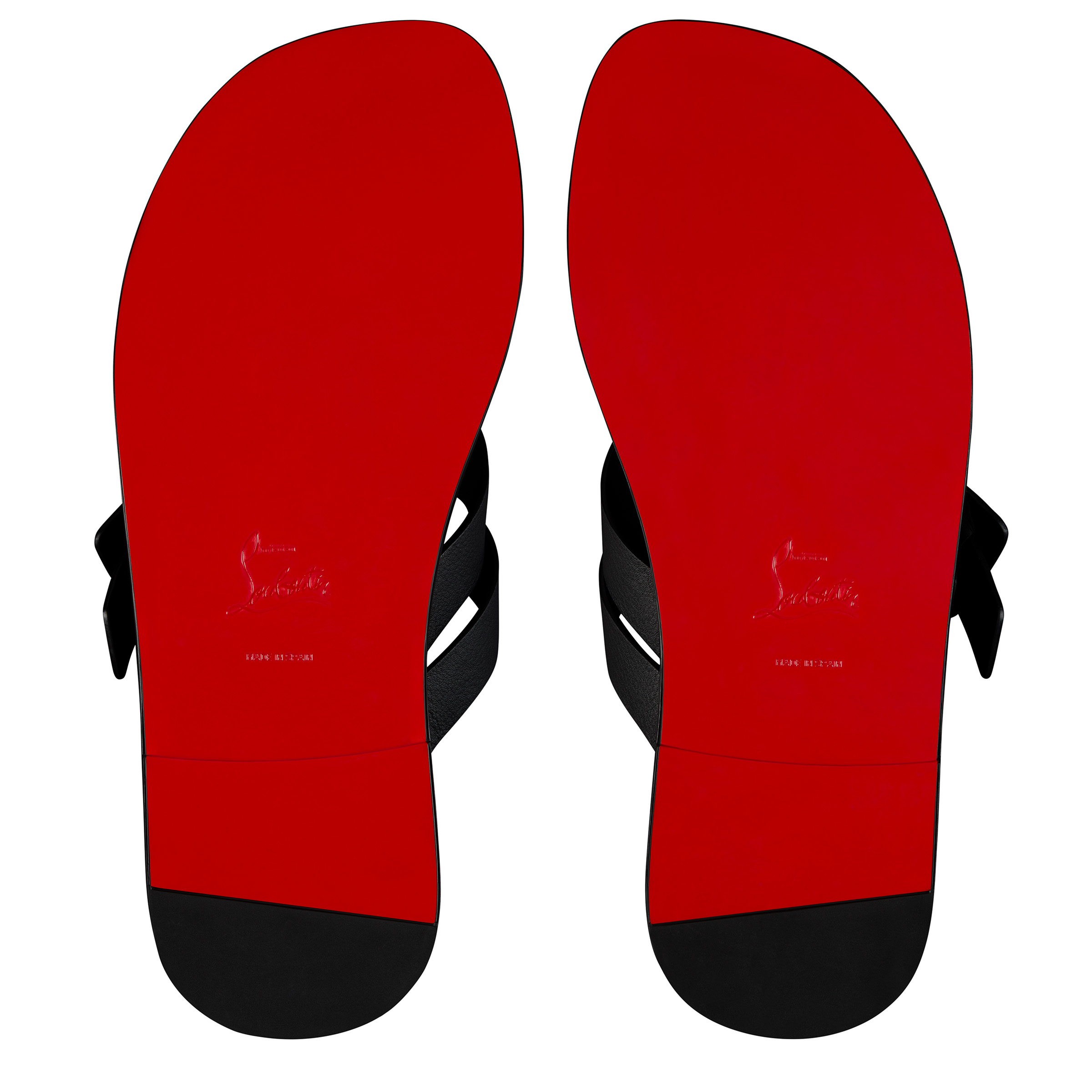 即対応【Christian Louboutin】Emircross - カーフレザー Emircross - Mules - Calf leather - Black - Men - Christian