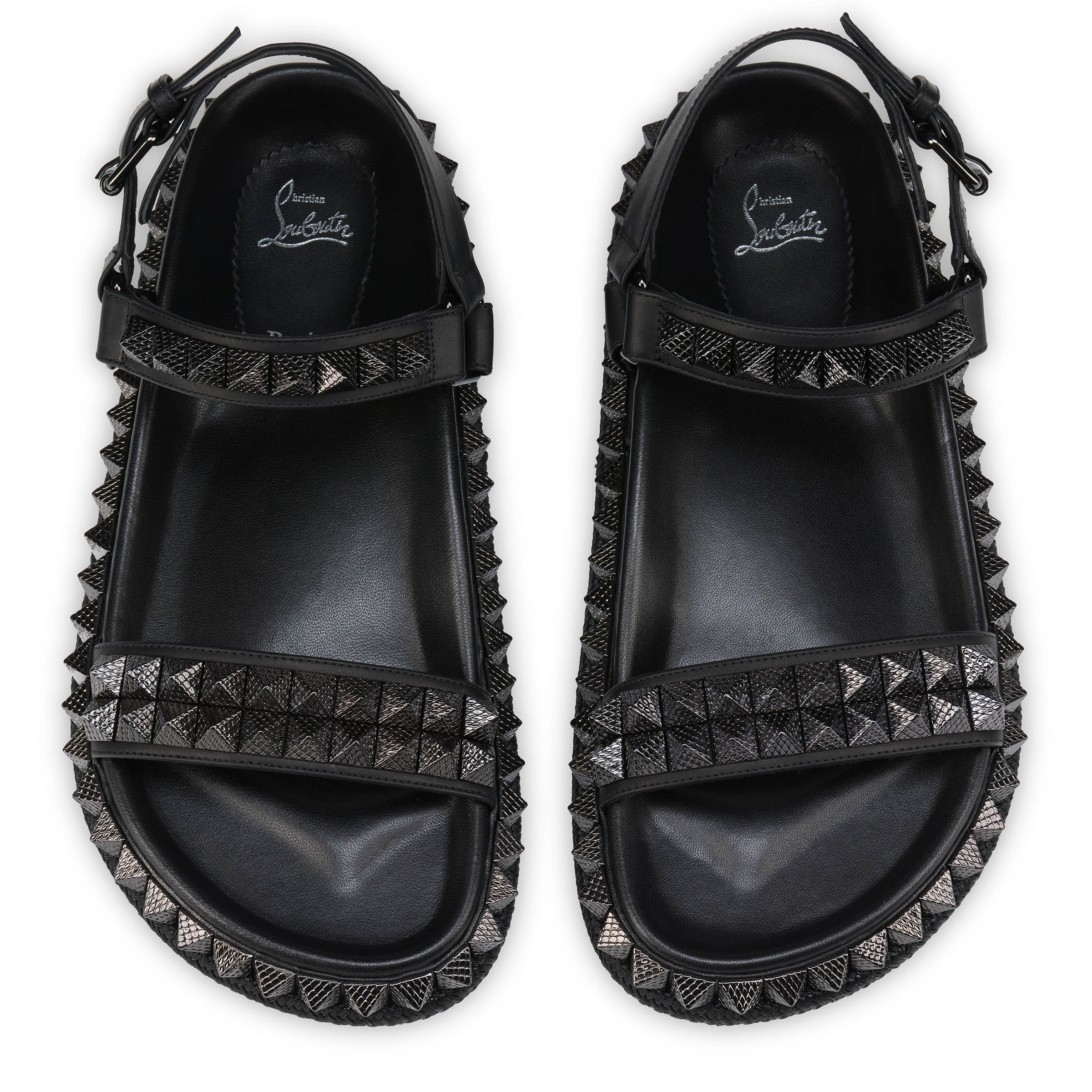 Pyrabizz Sandal - Sandals - Waxed calf leather - Black