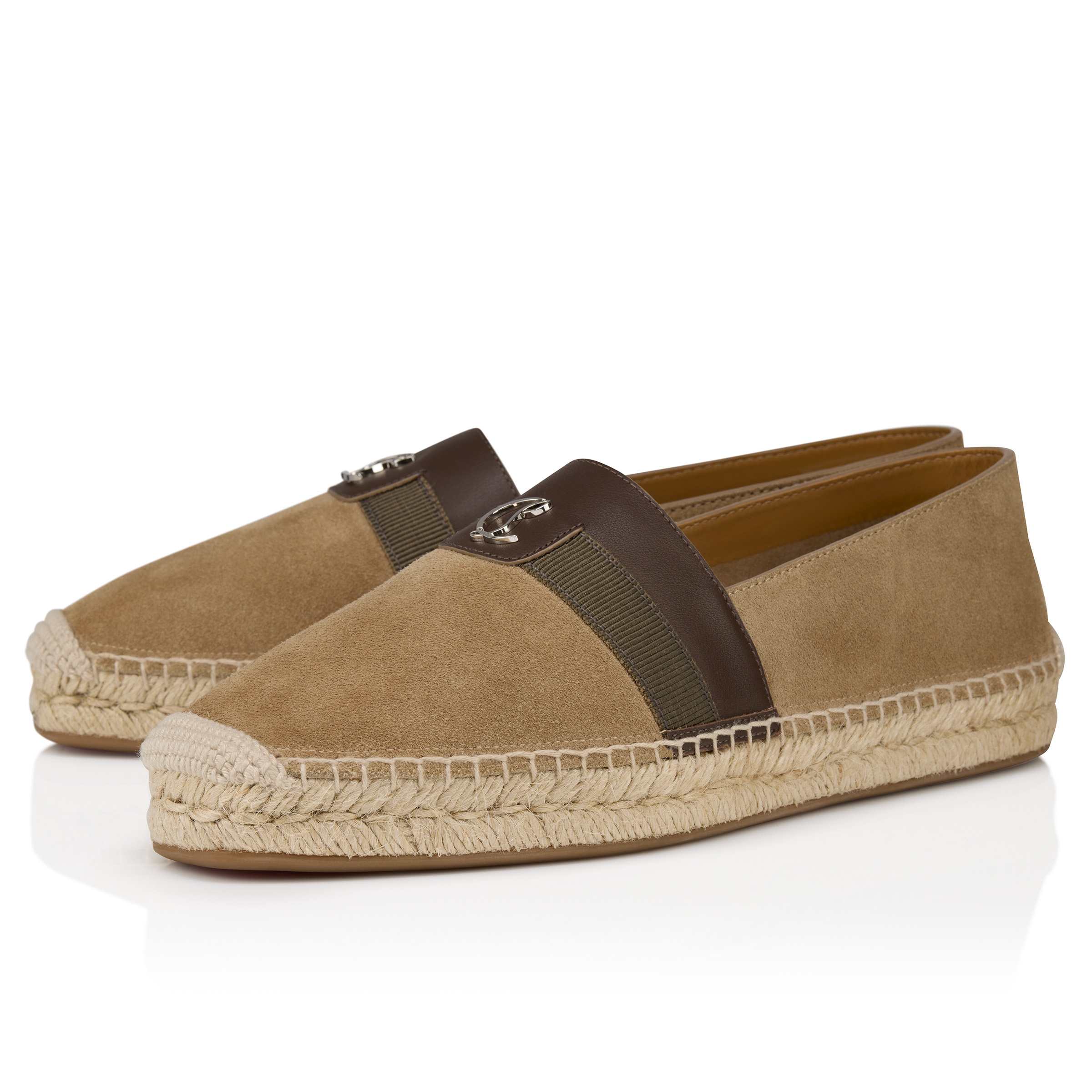 新作*Christian Louboutin* アルファリカレザーエスパドリーユ Alfarica - Espadrilles - Reversed nubuck leather - Black